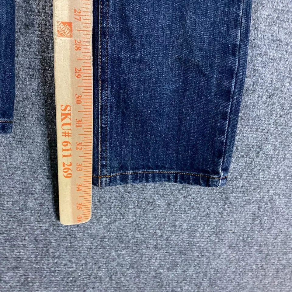 Volcom Volcom Straight Leg Skinny Jeans Women's 9 Denim Cotton Size 31" - 4 Thumbnail