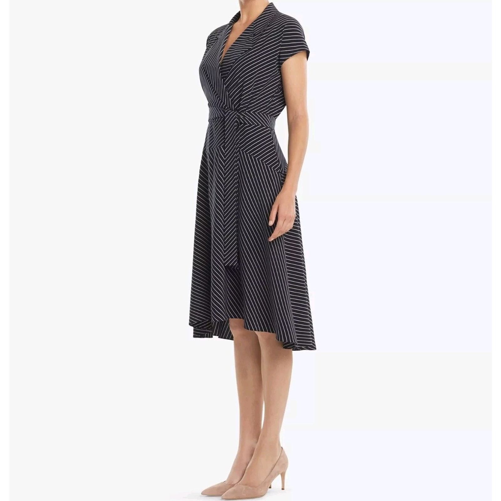 Other MM.LAFLEUR Women The Aurelia Navy Ivory Size 1X A001271 Size XXL / US 16-18 / IT 52-54 - 3 Thumbnail