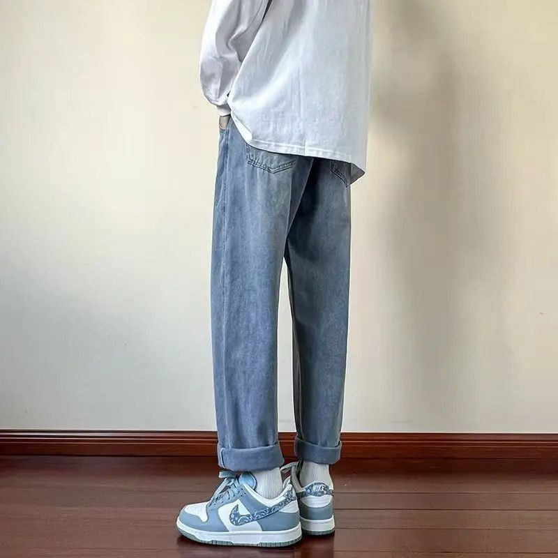 Japanese Brand Straight and loose wide leg jeans Size US 32 / EU 48 - 3 Thumbnail
