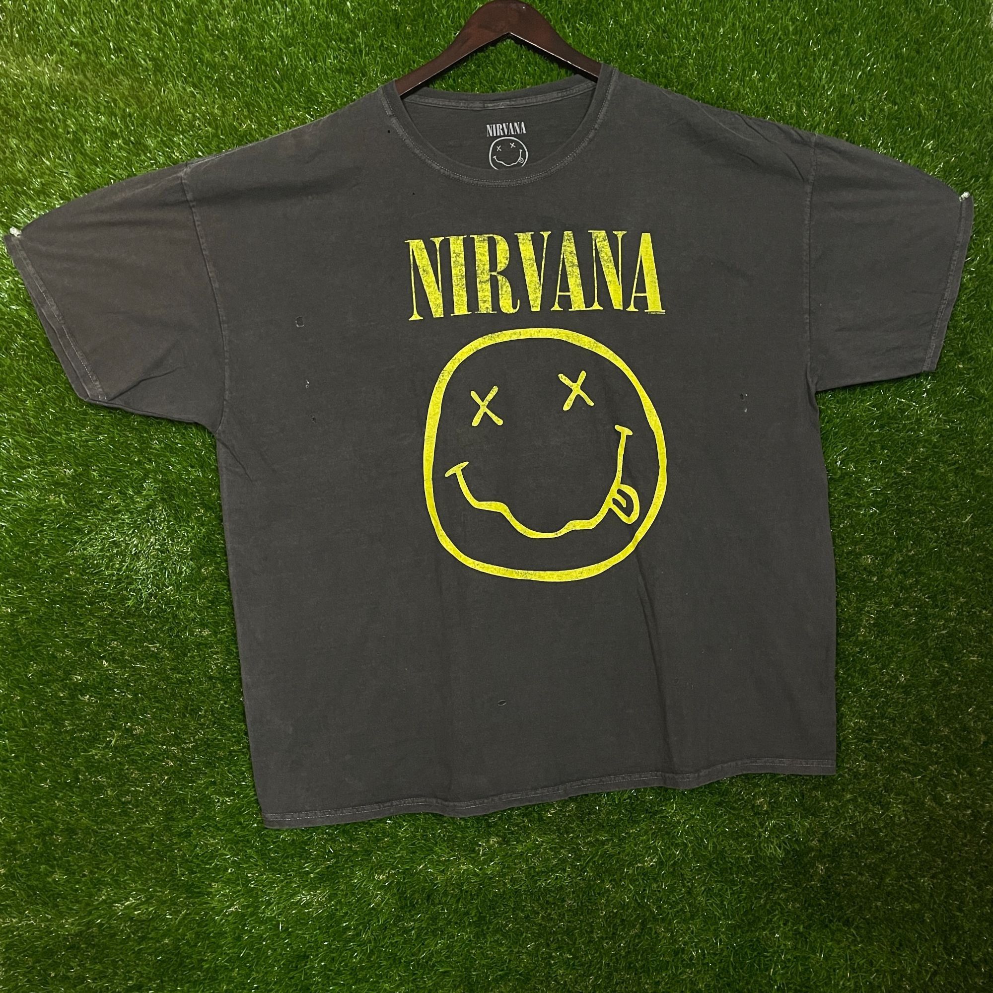 Nirvana Nirvana, Never Mind Rock Album Black T-shirt, size 3XL Size US XXL / EU 58 / 5 - 4 Thumbnail