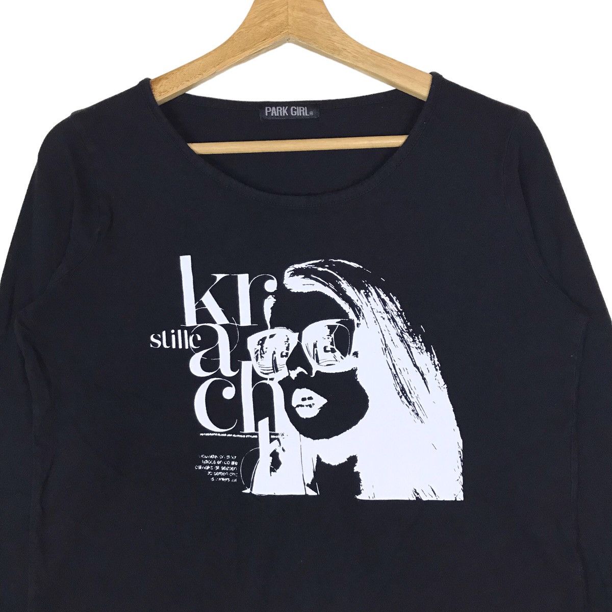 Japanese Brand Potrait Art Rockabilly Long Sleeve Shirt Size M / US 6-8 / IT 42-44 - 2 Thumbnail