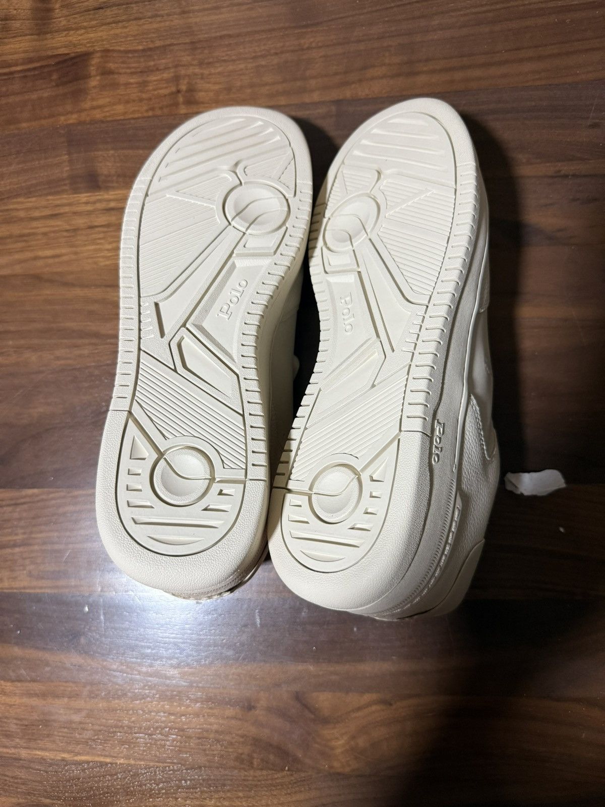 Polo Ralph Lauren Polo Ralph Lauren Masters Court Leather Sneaker in Ecru Size US 11 / EU 44 - 9 Thumbnail