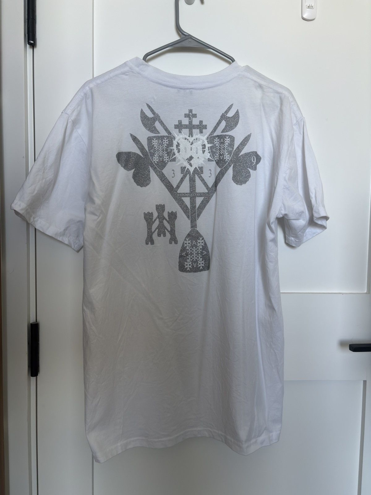 Drain Gang Bladee LA Popup Exclusive White Tee Size US L / EU 52-54 / 3 - 2 Thumbnail