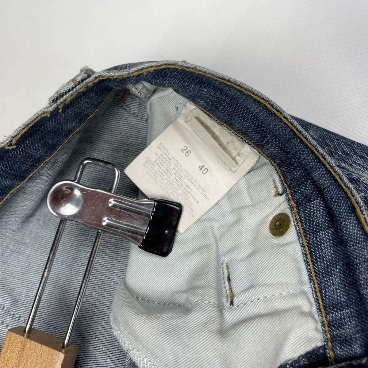 Dolce & Gabbana Dolce&Gabbana Vintage y2k Pocket Logo Denim Jeans Size 27" / US 4 / IT 40 - 5 Thumbnail