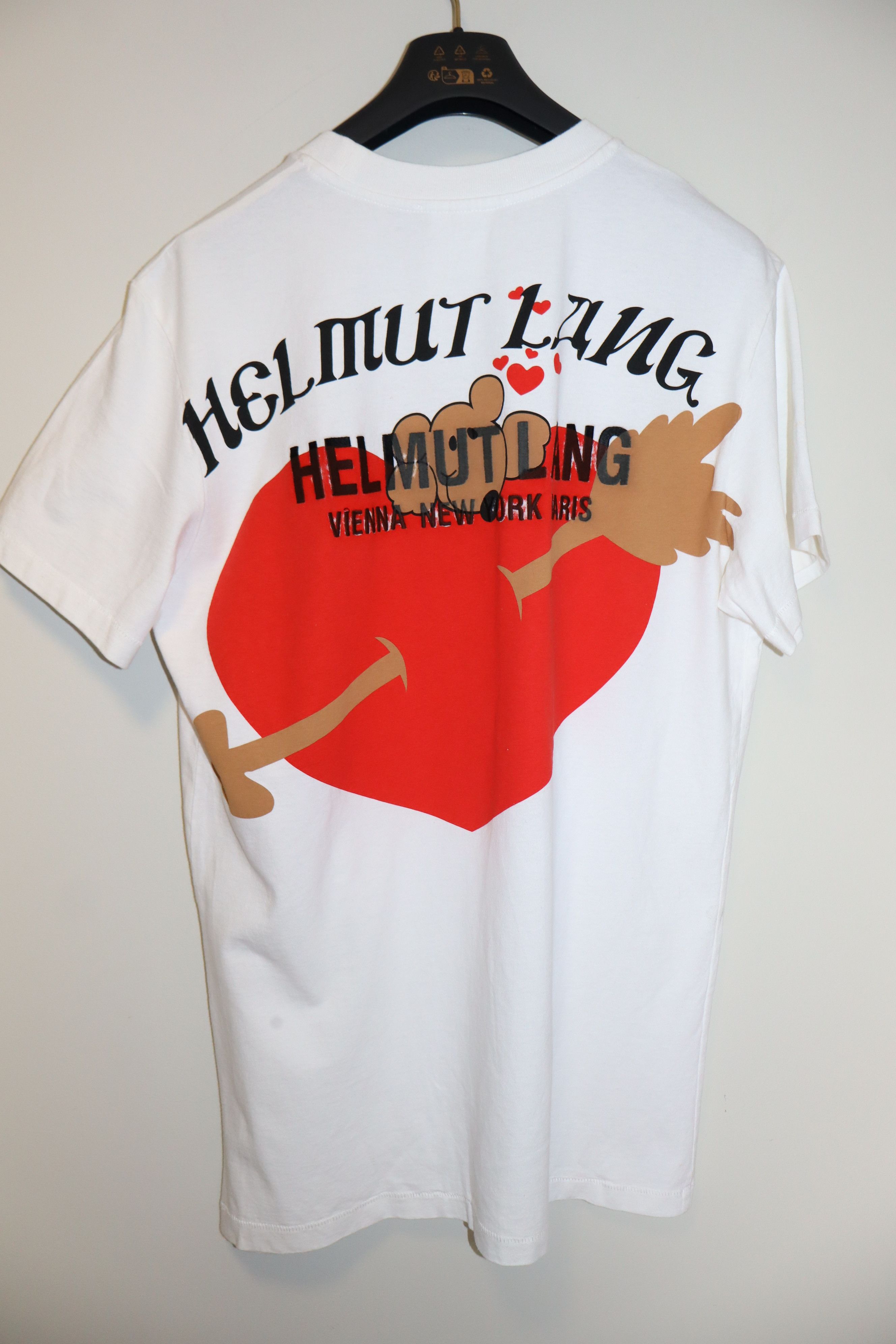 Helmut Lang Oversized teddy bear valentine t-shirt Size US M / EU 48-50 / 2 - 9 Thumbnail