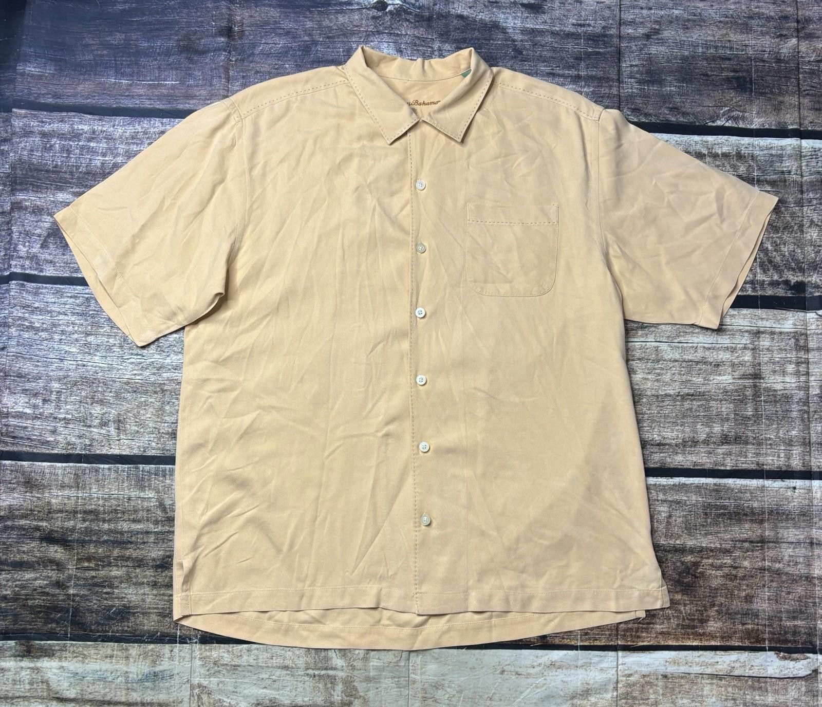 Tommy Bahama Tommy Bahama Shirt Mens Large Silk Short Sleeve Button Up Size US L / EU 52-54 / 3 - 1 Thumbnail