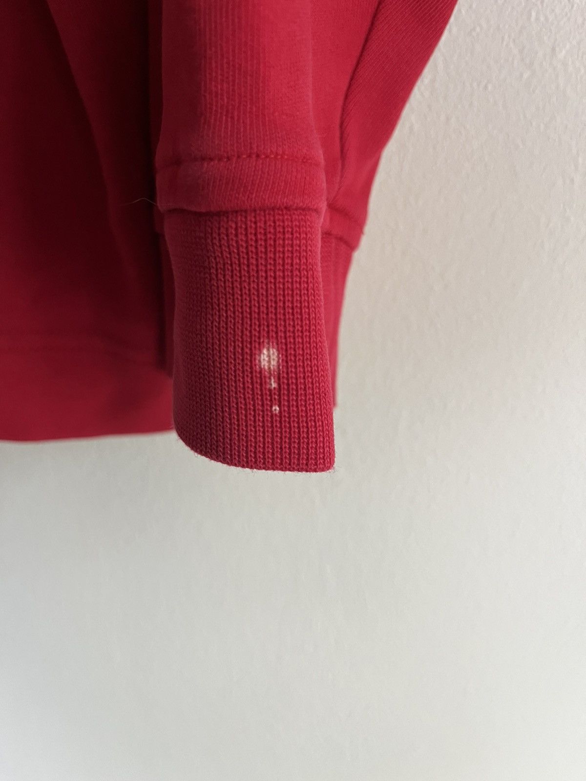 Gap × Vintage GAP Red Quarter Mock Neck USA 90s 80s 100% Big skate y2k Size US L / EU 52-54 / 3 - 5 Thumbnail