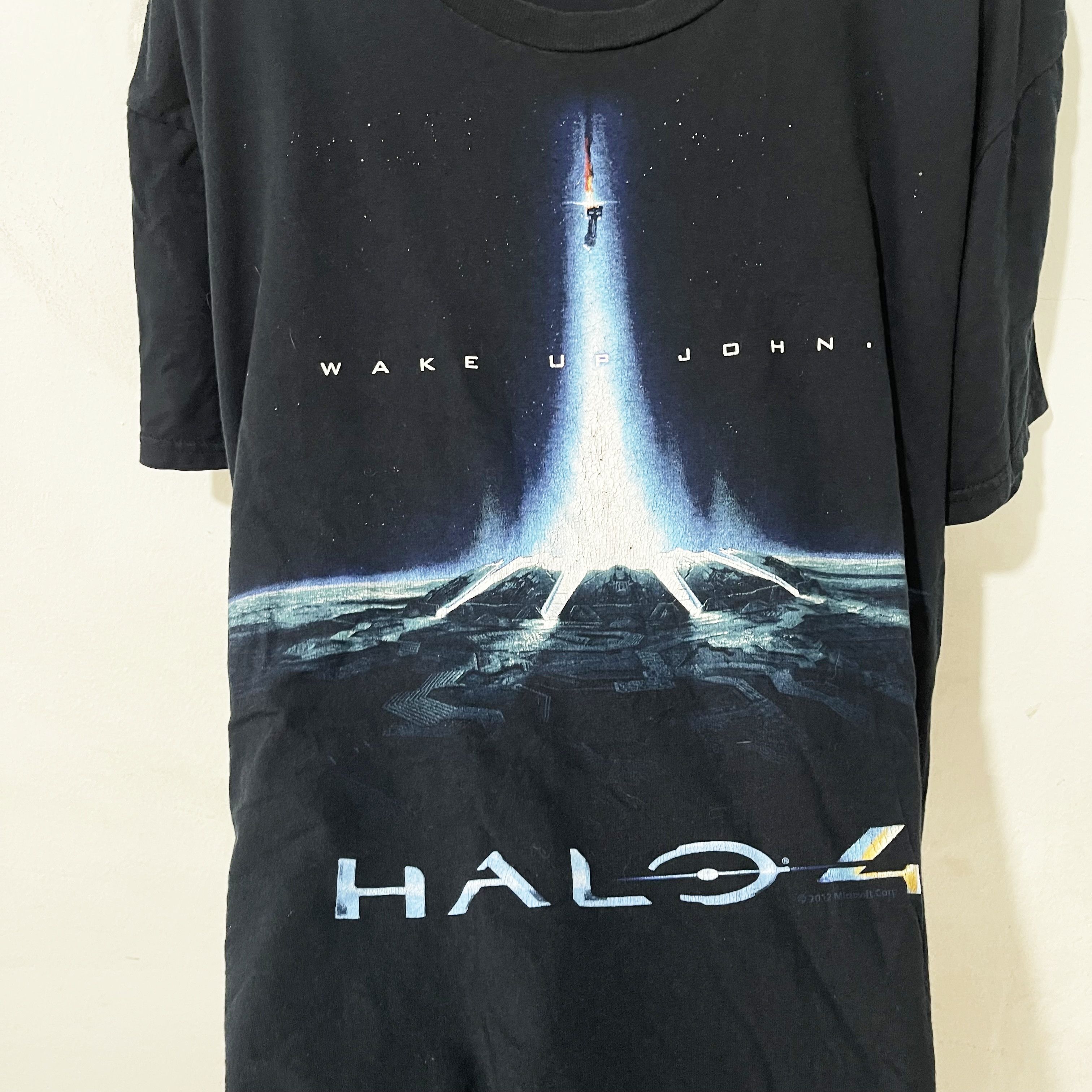 Vintage Halo 4 Video Game Graphic T-Shirt Size US L / EU 52-54 / 3 - 2 Thumbnail