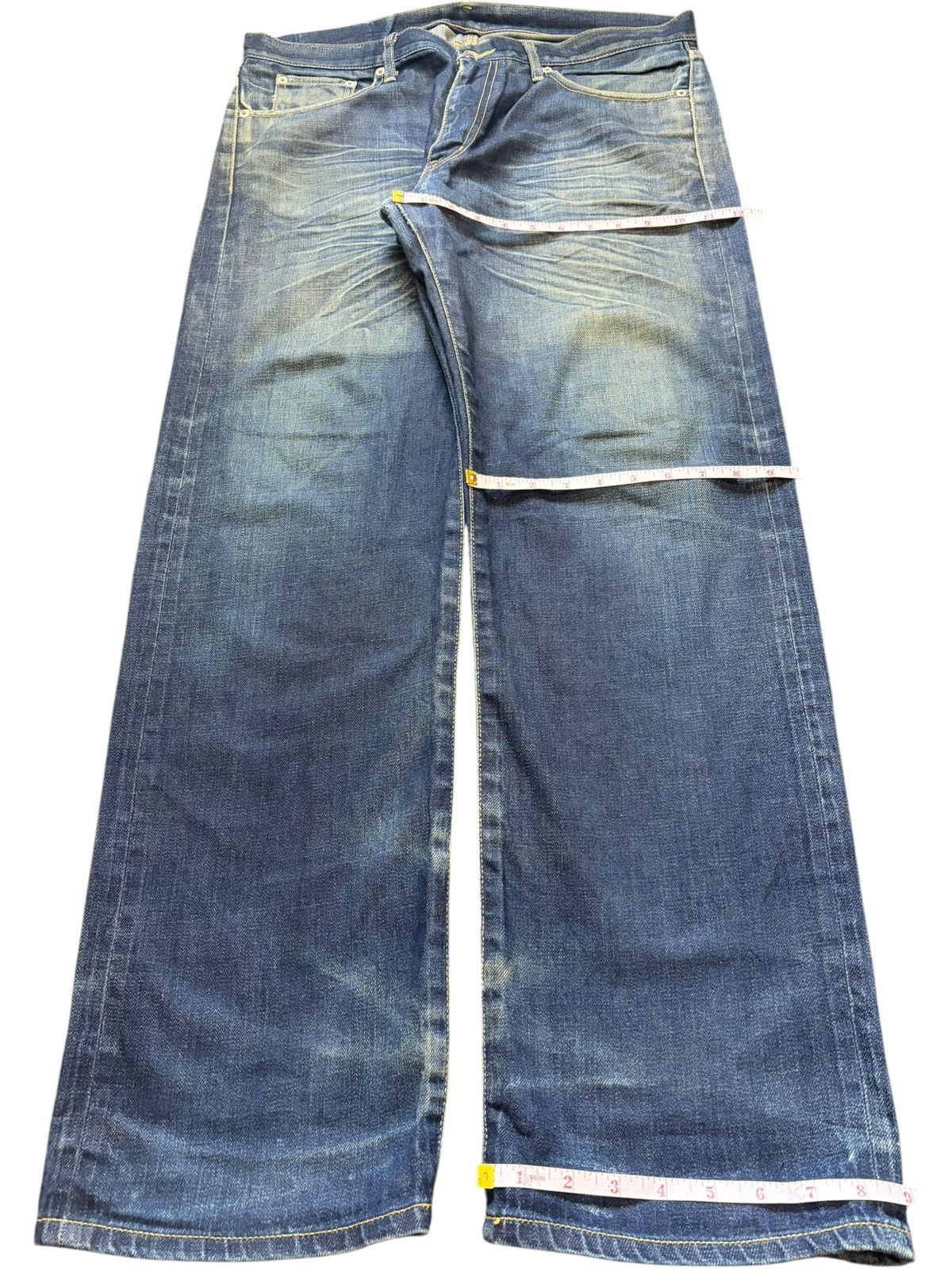 Neighborhood Vintage Neighborhood Selvedge Rusty Wash Loose Jeans Size US 36 / EU 52 - 8 Thumbnail