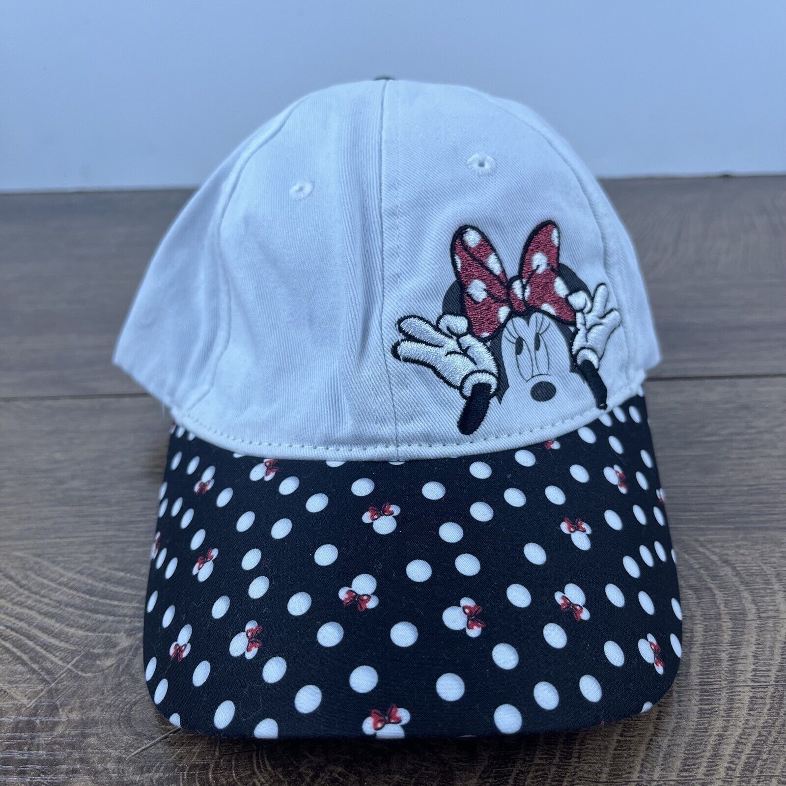 Other Minni Mouse Hat Mini Mouse Hat White Adjustable Hat White Ad Size ONE SIZE - 1 Thumbnail