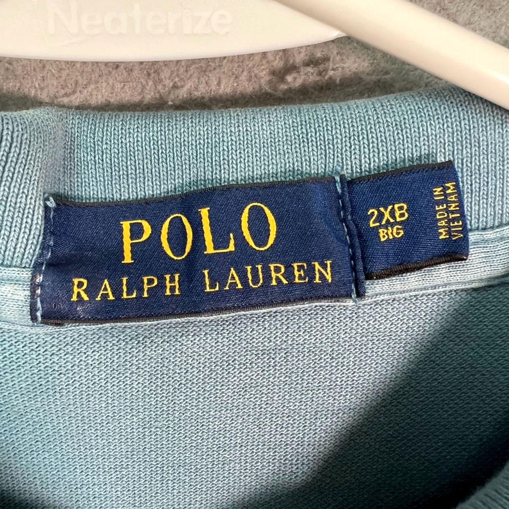 Polo Ralph Lauren Polo Ralph Lauren Polo Shirt Mens Size 2XB Big & Tall Blue Short Sleeve Knit Cotton Logo Collar Polo Shirt Size US XXL / EU 58 / 5 - 3 Thumbnail
