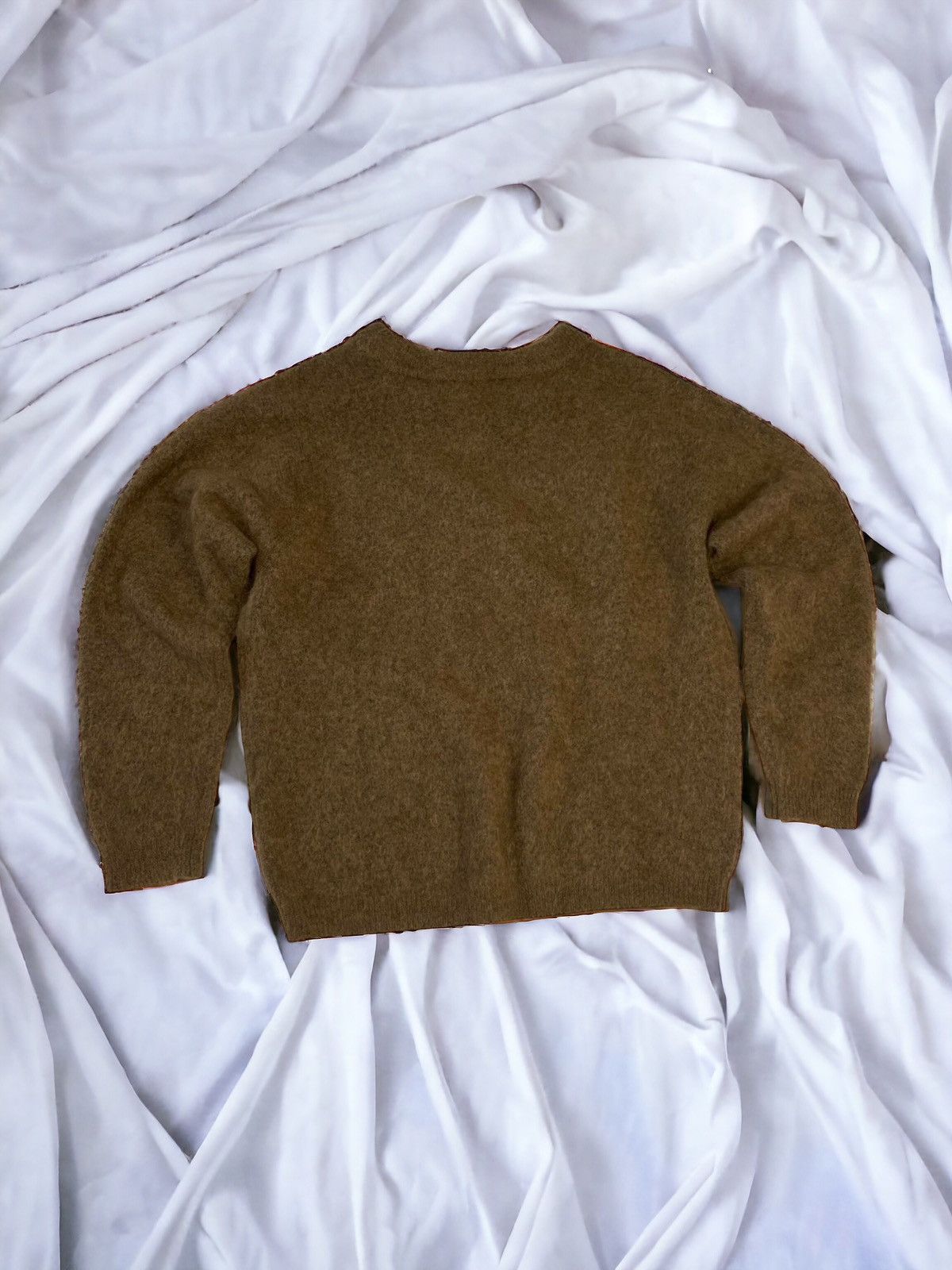 image of Acne Studios Sweater Brown Mohair, Women's (Size Medium)