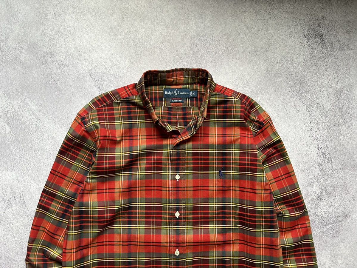 Polo Ralph Lauren Vintage Polo Ralph Lauren Plaid Thick Shirt Men’s M Size US M / EU 48-50 / 2 - 2 Thumbnail