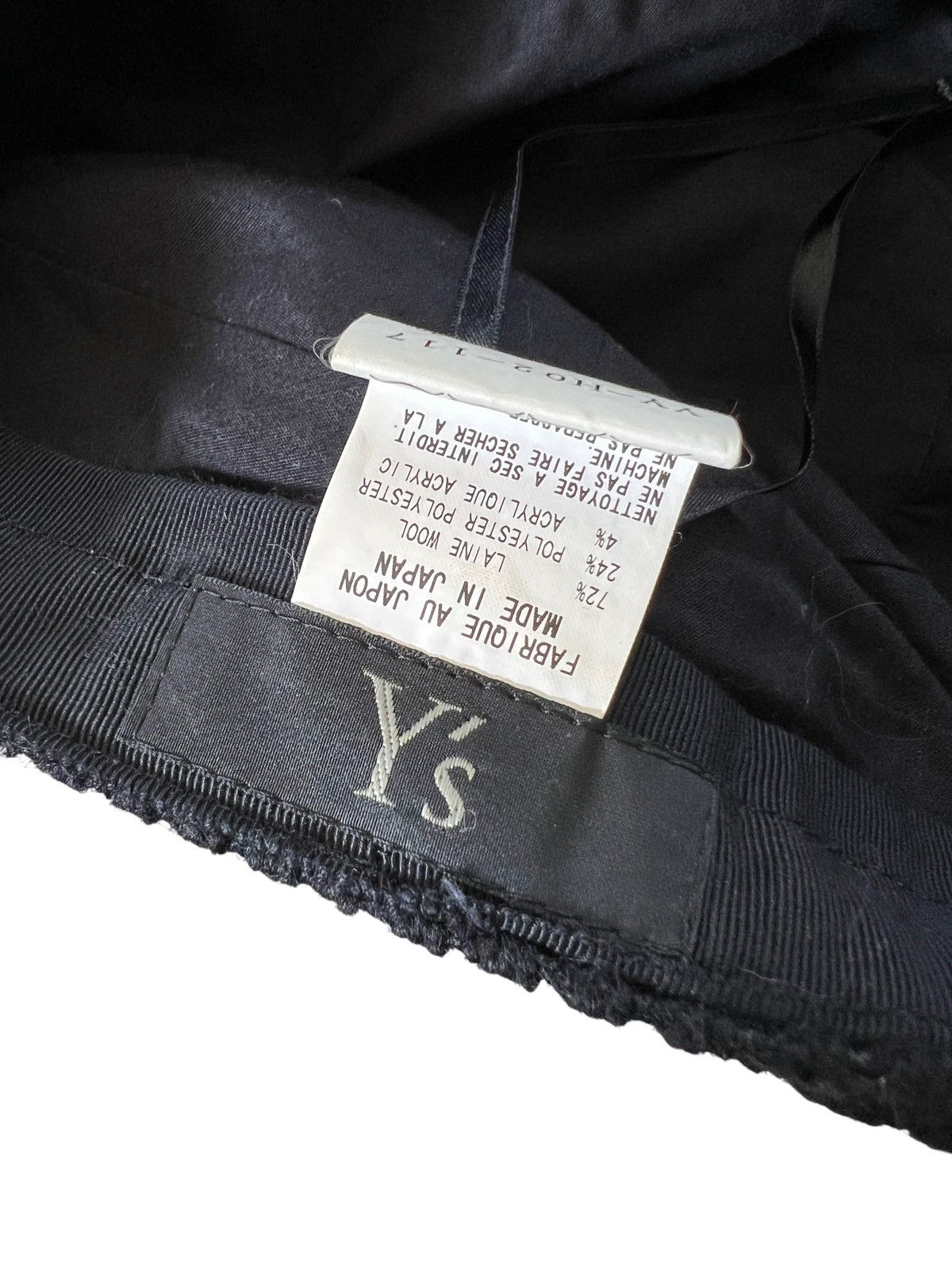 Yohji Yamamoto 1990s Yohji Yamamoto Wool Beret Hat Size ONE SIZE - 13 Thumbnail