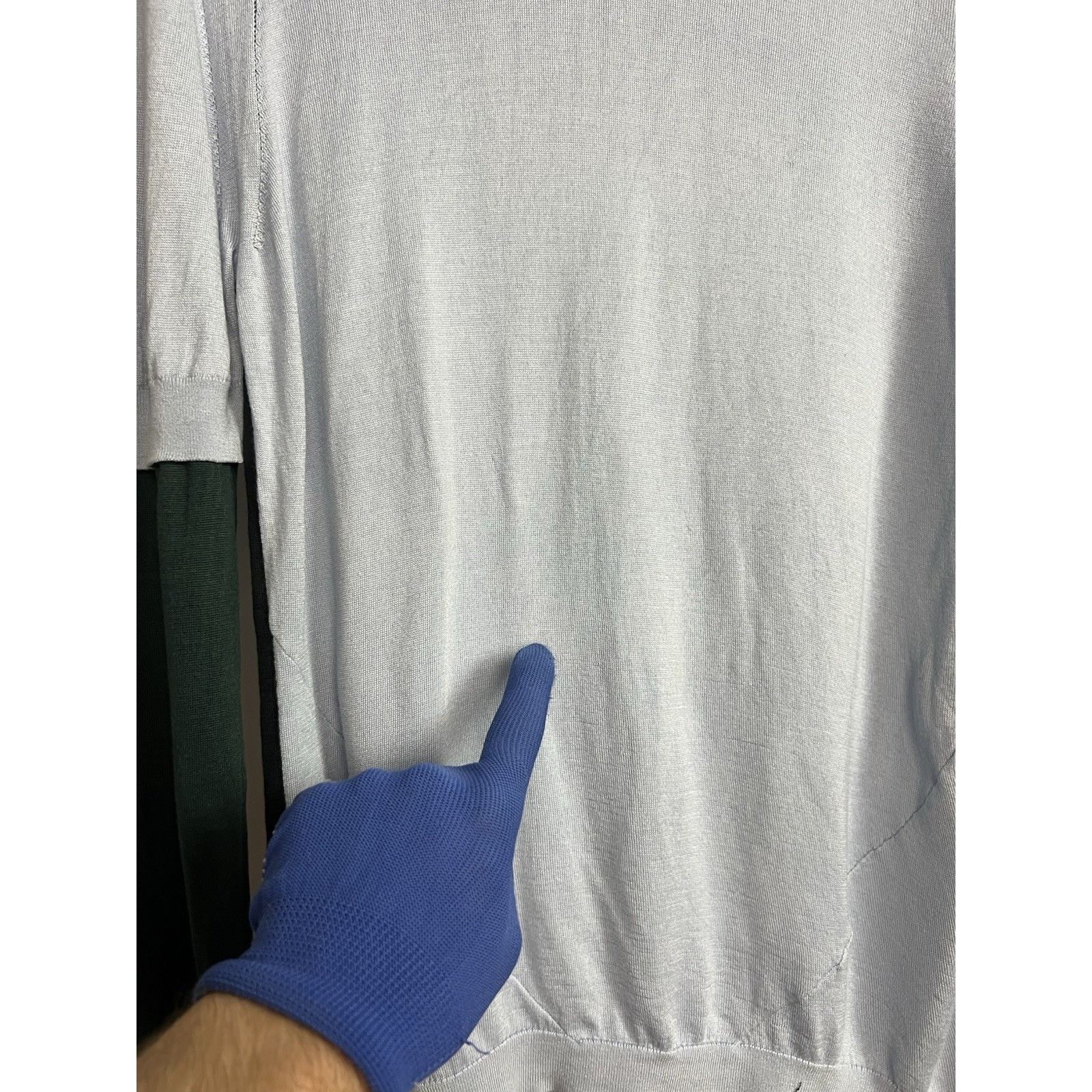Burberry Burberry Mulberry Silk Cashmere Women`s Blue Turtleneck Swea Size US L / EU 52-54 / 3 - 7 Thumbnail