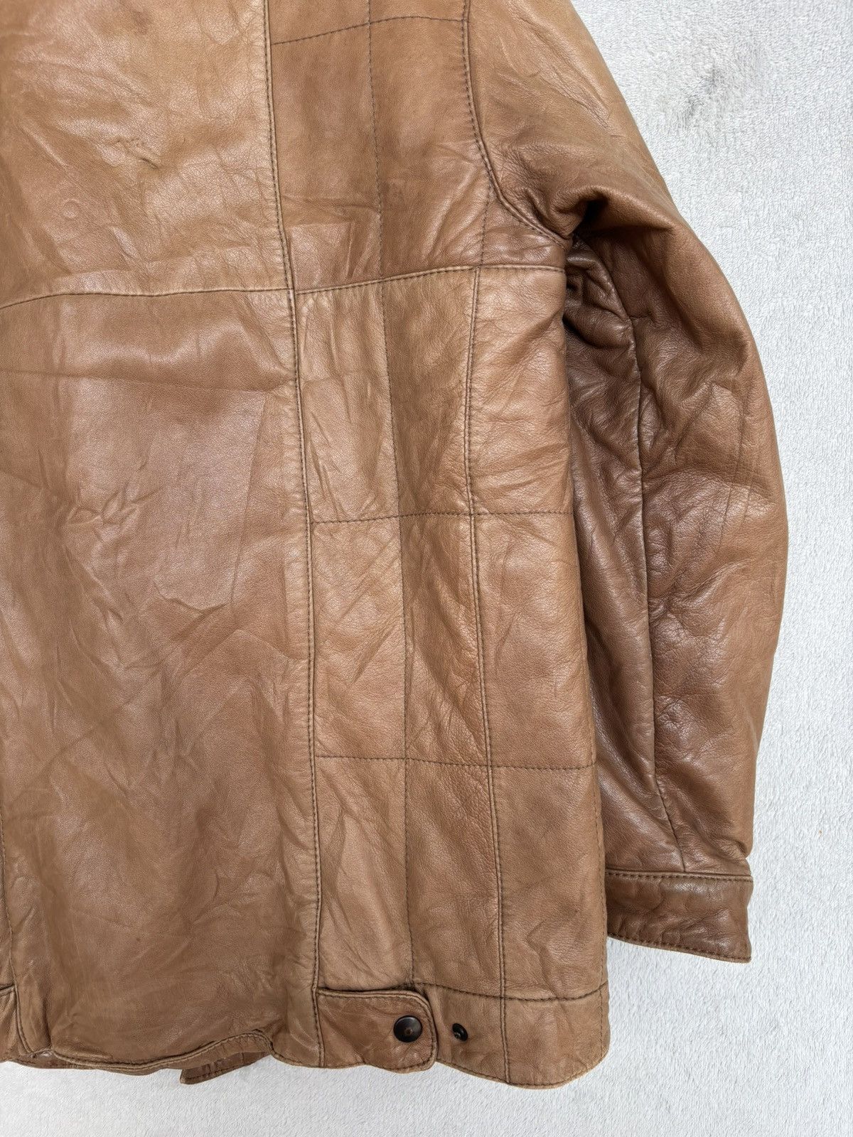 Bally 1980s Bally International Paneled Leather Jacket Size US S / EU 44-46 / 1 - 8 Thumbnail
