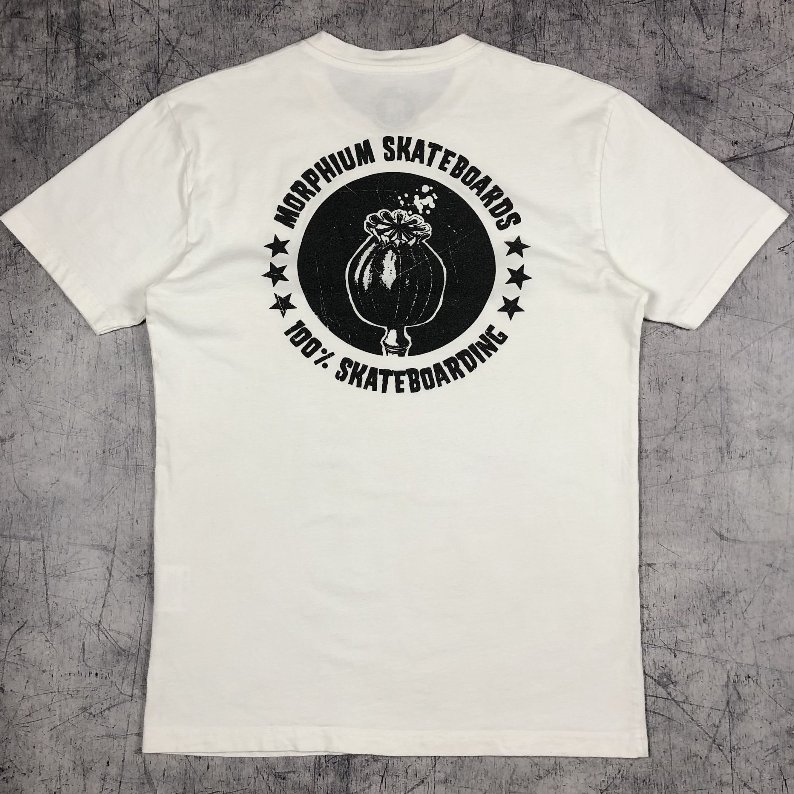 Vintage Y2K Morphium Skateboards Opium Tee Size US M / EU 48-50 / 2 - 1 Thumbnail