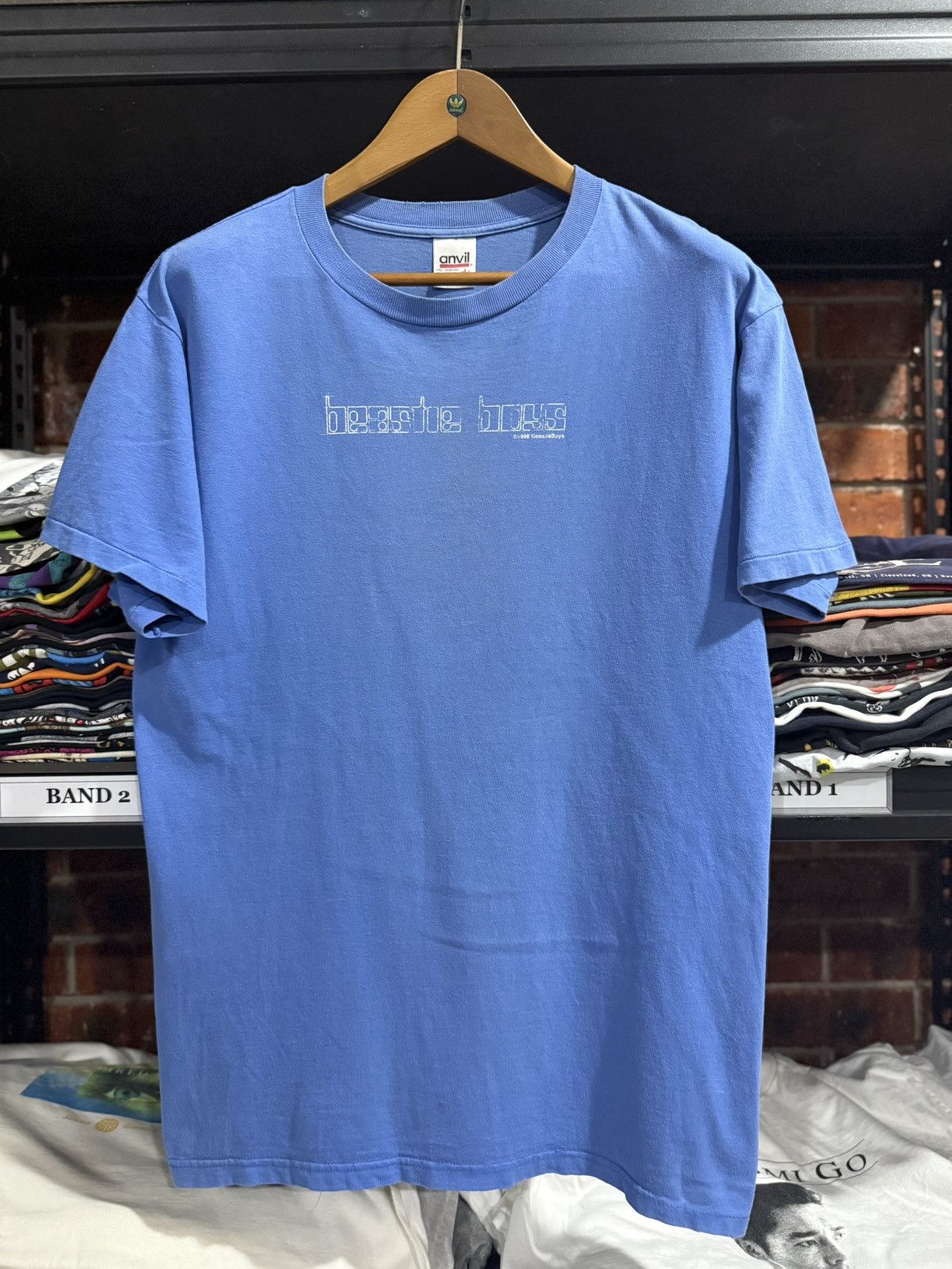 Band Tees × Rap Tees × Vintage Thrashed Vintage 90s Beastie Boy Promo Tee Size US L / EU 52-54 / 3 - 1 Thumbnail