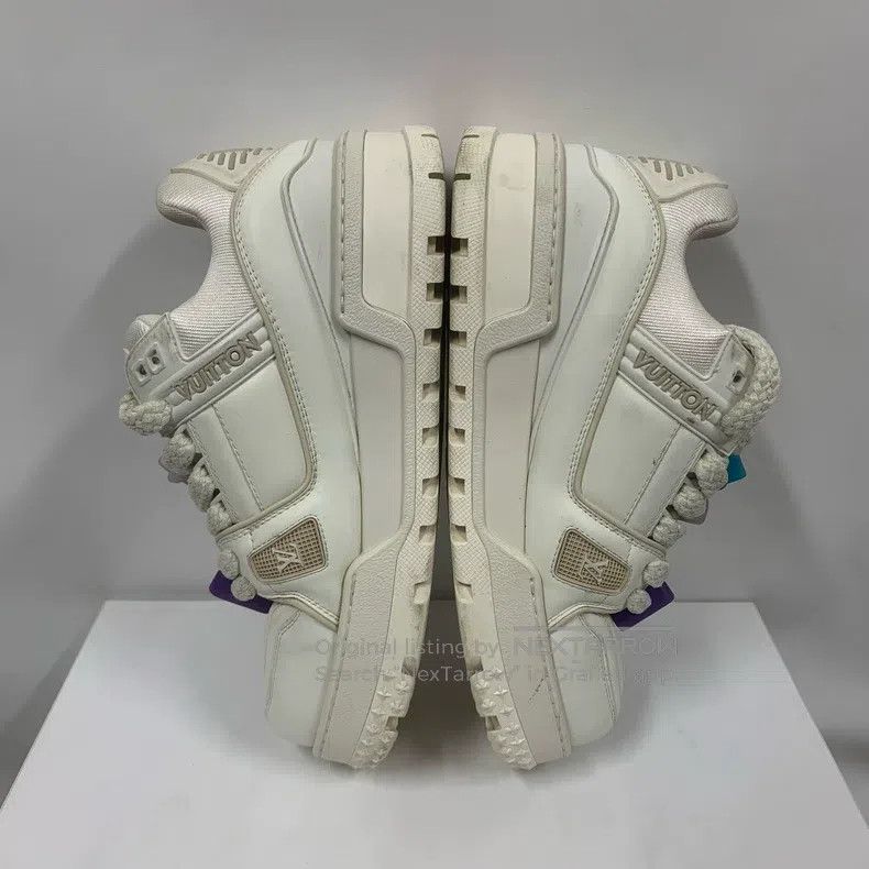 Louis Vuitton Louis Vuitton Trainer White Fat Ding shoes Size US 6.5 / EU 39-40 - 2 Thumbnail