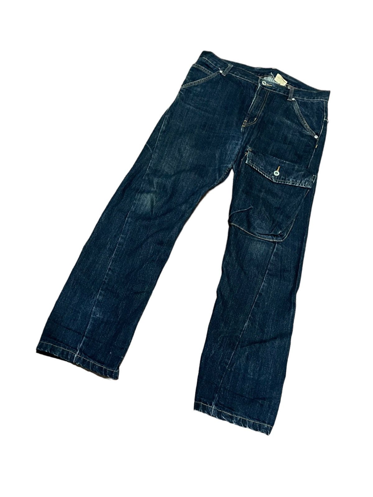 Goofy Baggy Cargo Thigh Pocket Jeans