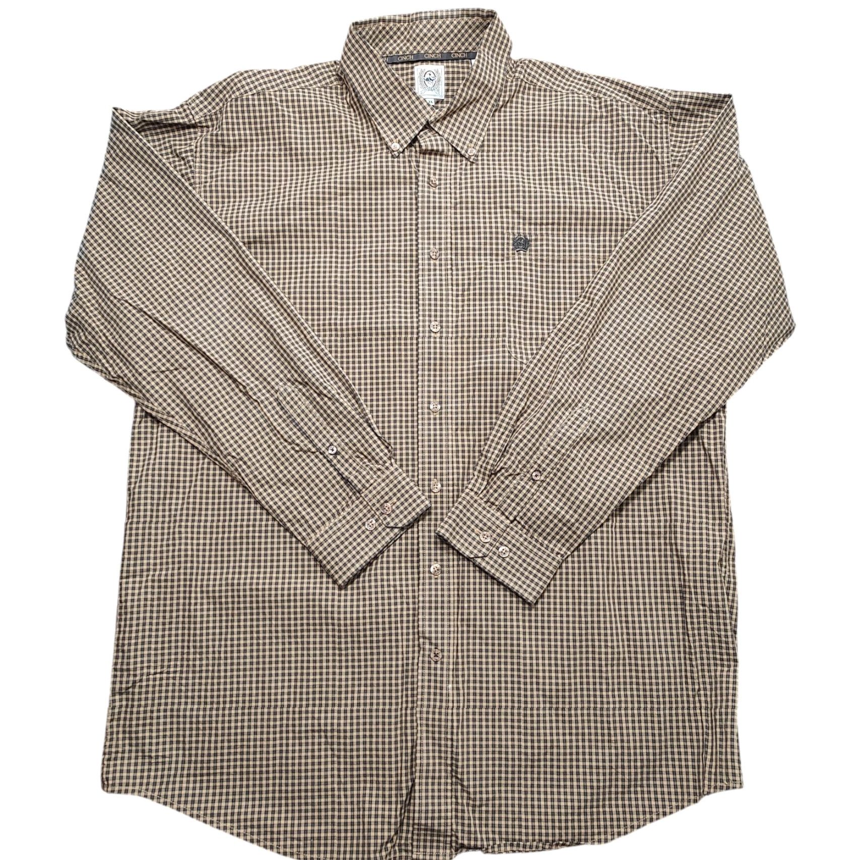 Vintage Cinch Shirt Brown Mens XL Plaid Western Cowboy Pocket Button-Down 52 in Chest Casual Button-Up Shirt Men Size US XL / EU 56 / 4 - 2 Thumbnail