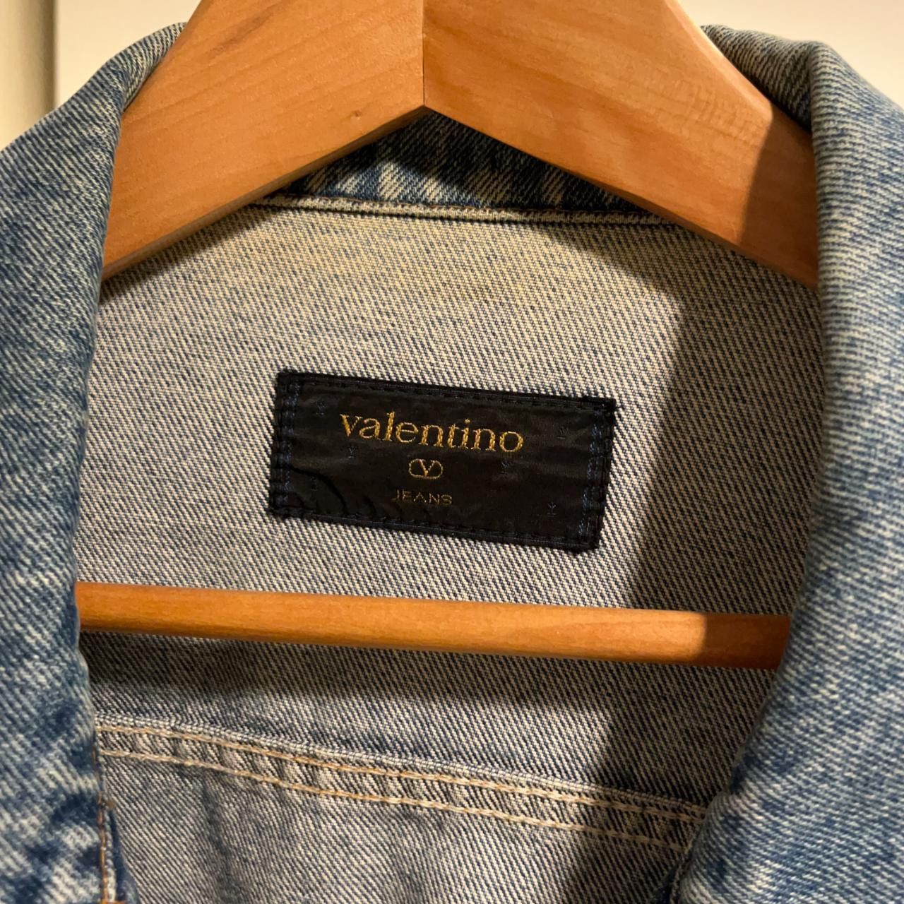 Valentino Valentino Denim Jacket Size US L / EU 52-54 / 3 - 4 Thumbnail