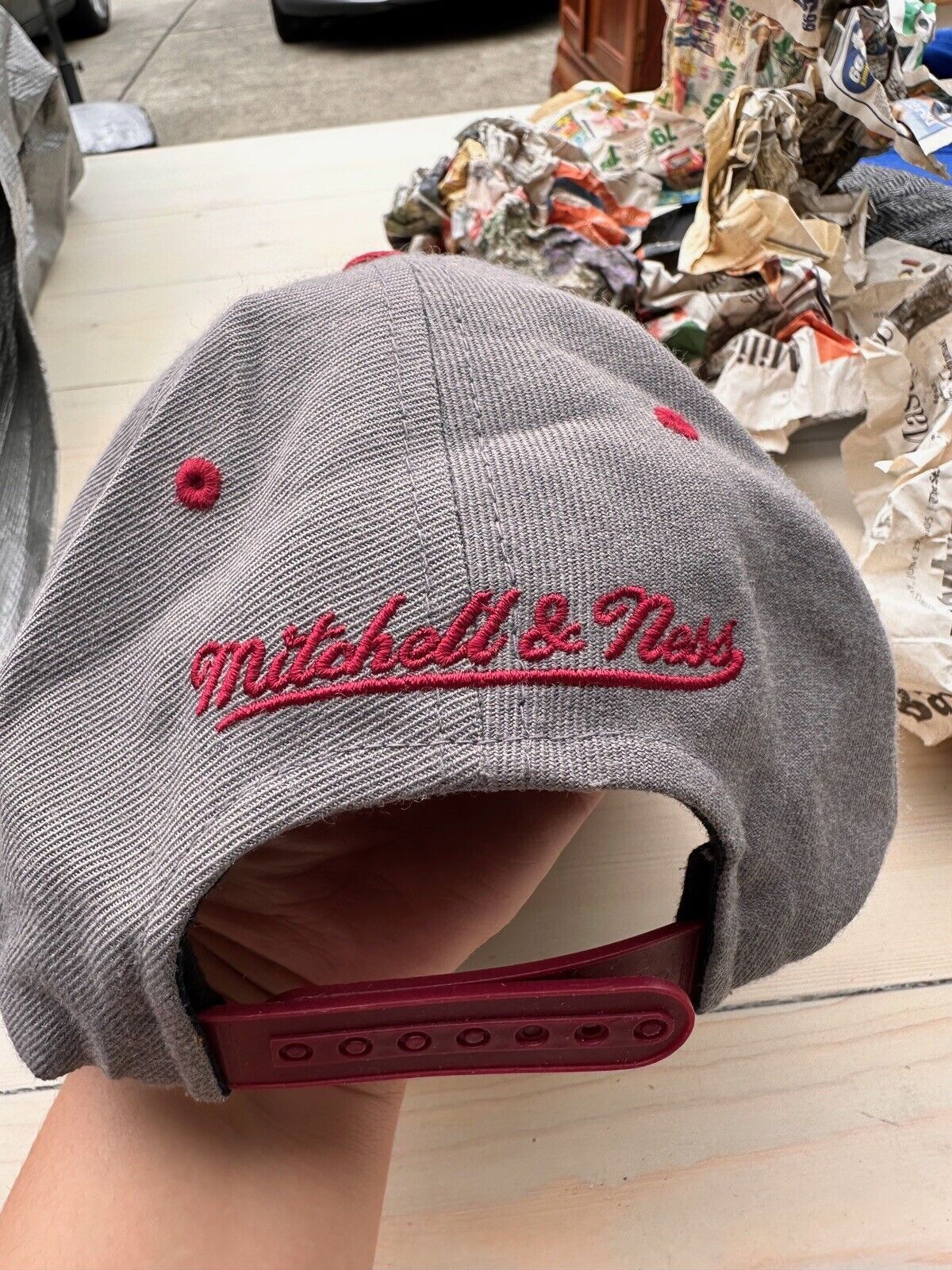 Vintage VTG Miami Heat NBA Mitchell & Ness Snapback Hat Basketball Size ONE SIZE - 3 Thumbnail