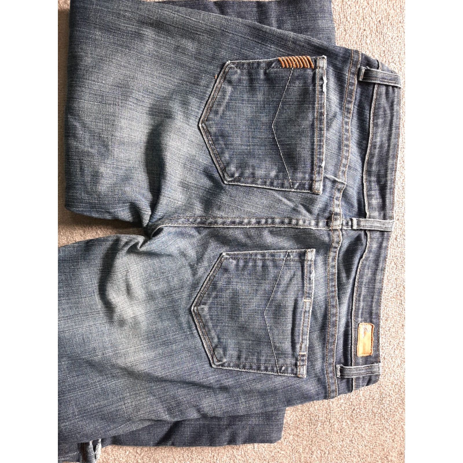 Paige Paige Jeans Womens 28x30 Blue Bootcut Denim Regular Pockets Boho Vintage? No — skip. Size 28" / US 6 / IT 42 - 6 Thumbnail