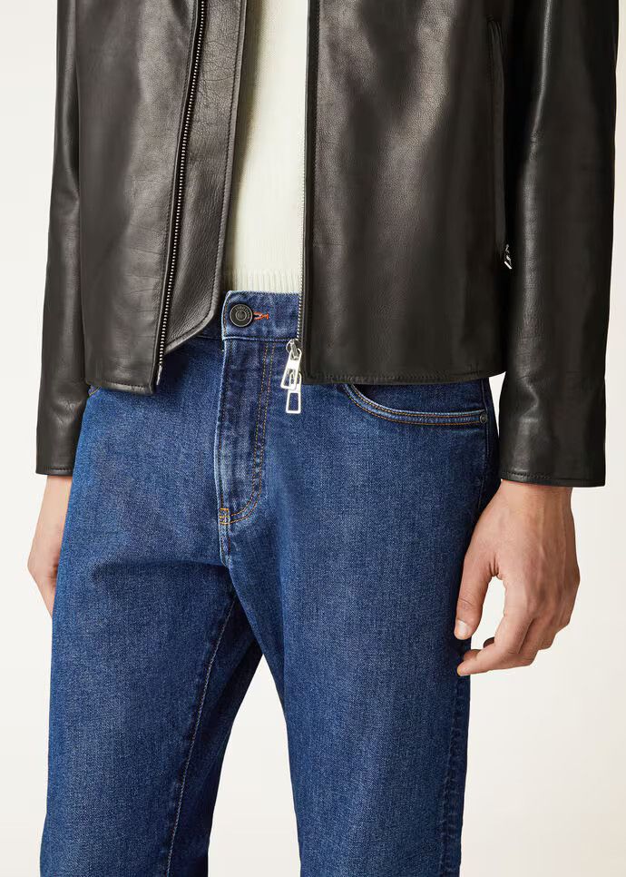 Loro Piana o1w1db10824 Salinar Leather Jacket in Black Size US XL / EU 56 / 4 - 6 Thumbnail