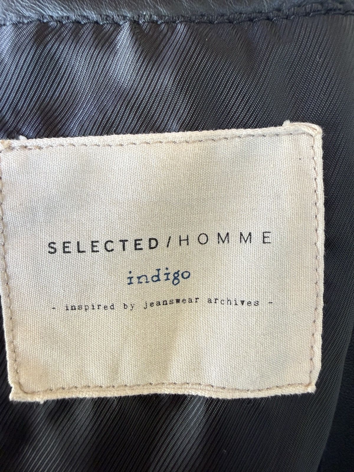 Selected Homme Selected Homme Black Leather Jacket M Size US L / EU 52-54 / 3 - 12 Thumbnail