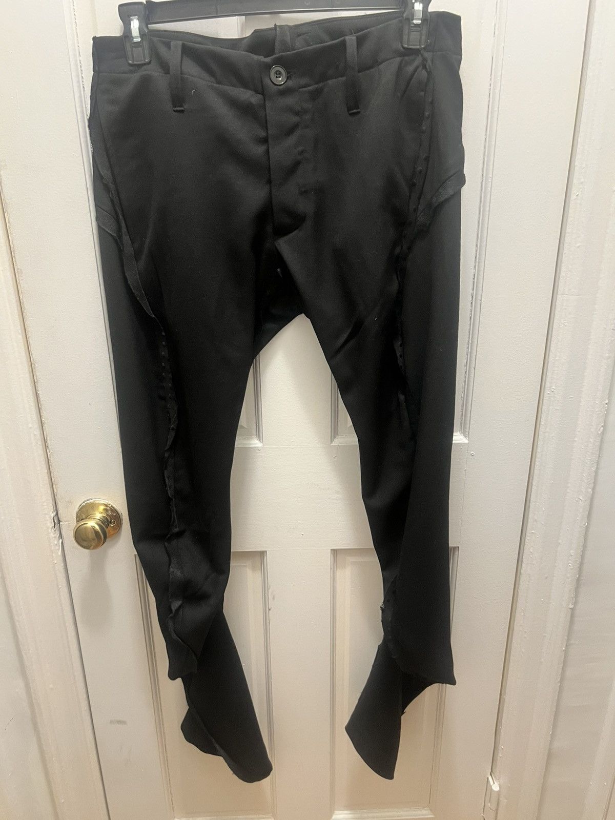 Zam Barrett NWT $725 Handmade Twisted Seam DNA Pants Size US 34 / EU 50 - 1 Thumbnail