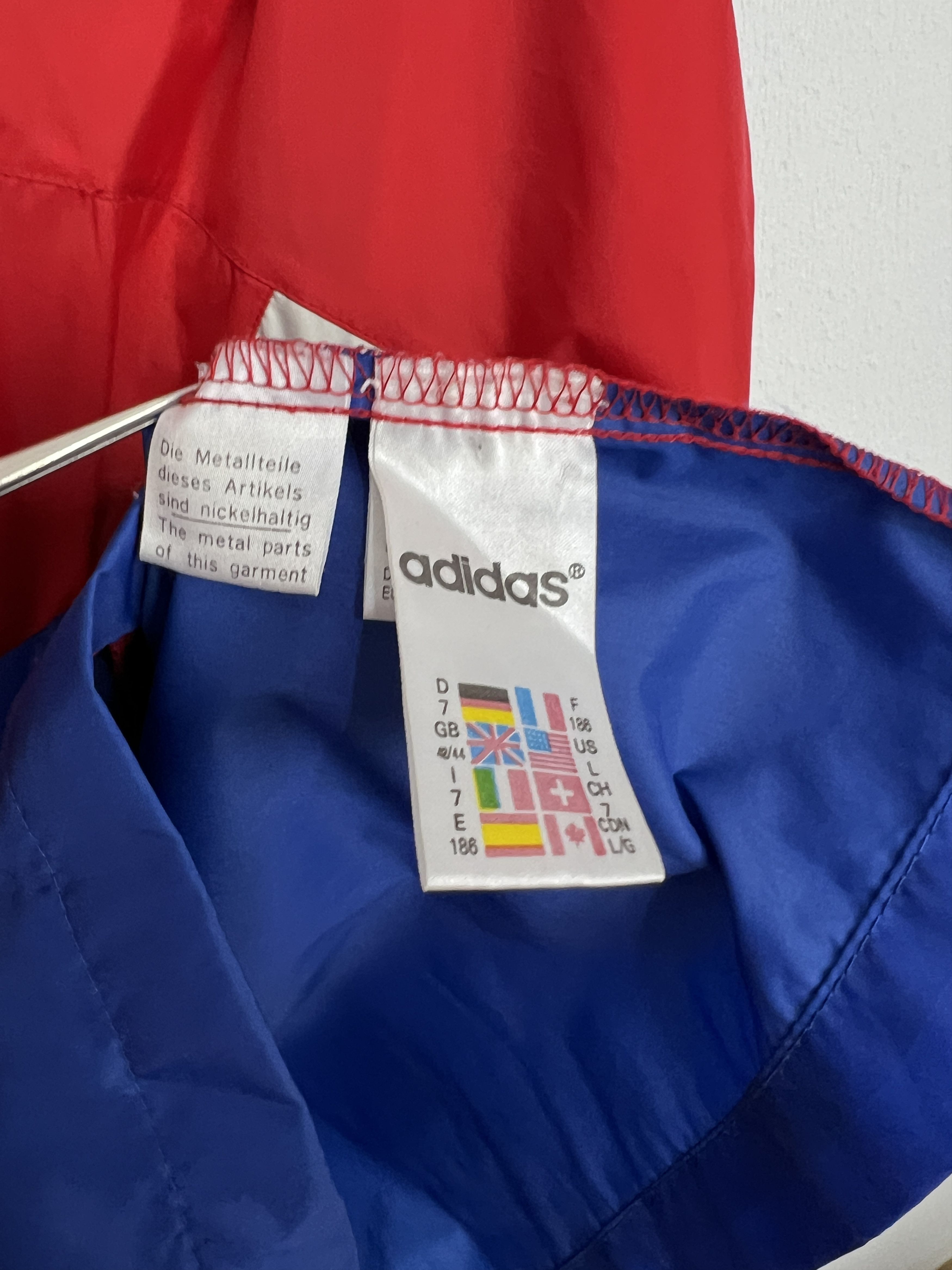 Adidas Vintage Bayern Munich Football Jacket Windbreaker Track Top Size US L / EU 52-54 / 3 - 7 Thumbnail