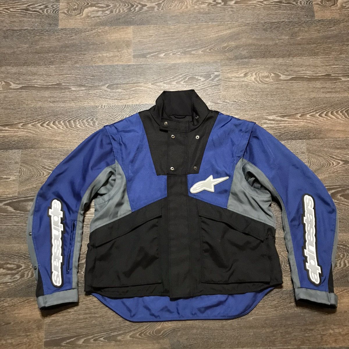 Alpinestars Vintage Alpinestars Big Logo Motorcycle Jacket mens Xl Size US XL / EU 56 / 4 - 4 Thumbnail