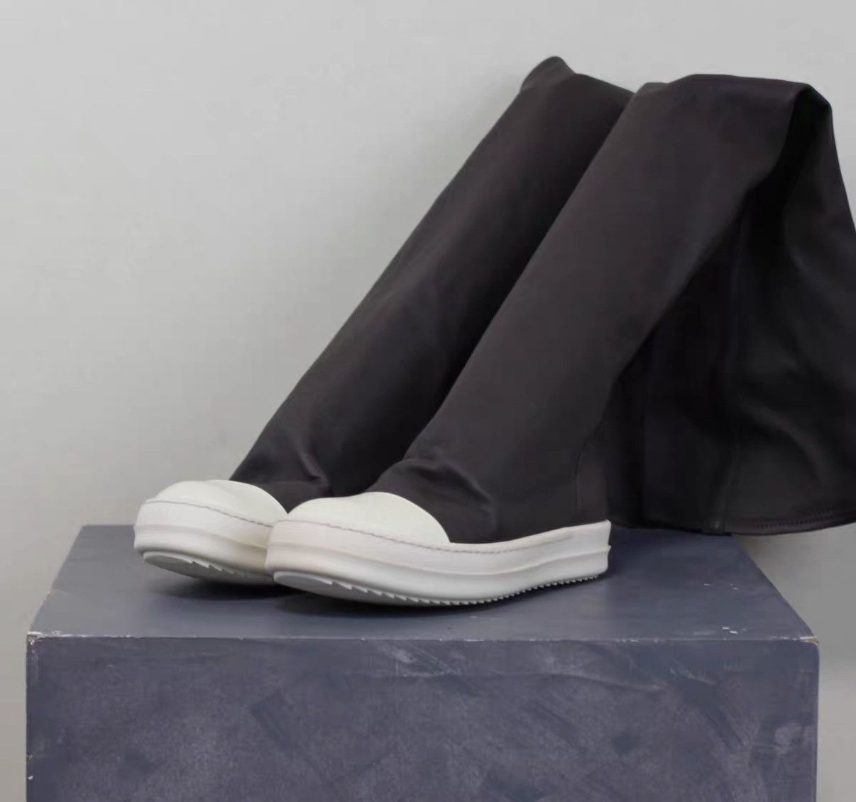 Rick Owens Rick Owens Mainline Brown Lambskin High "Goddess" Boots Size US 6 / IT 36 - 1 Thumbnail