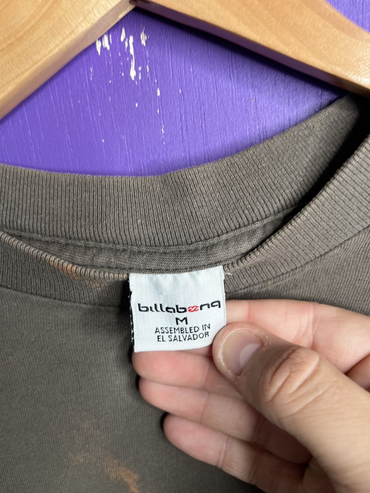 Billabong × Vintage Vintage 90s Billabong sleeve logos long-sleeve t-shirt Size US M / EU 48-50 / 2 - 4 Thumbnail