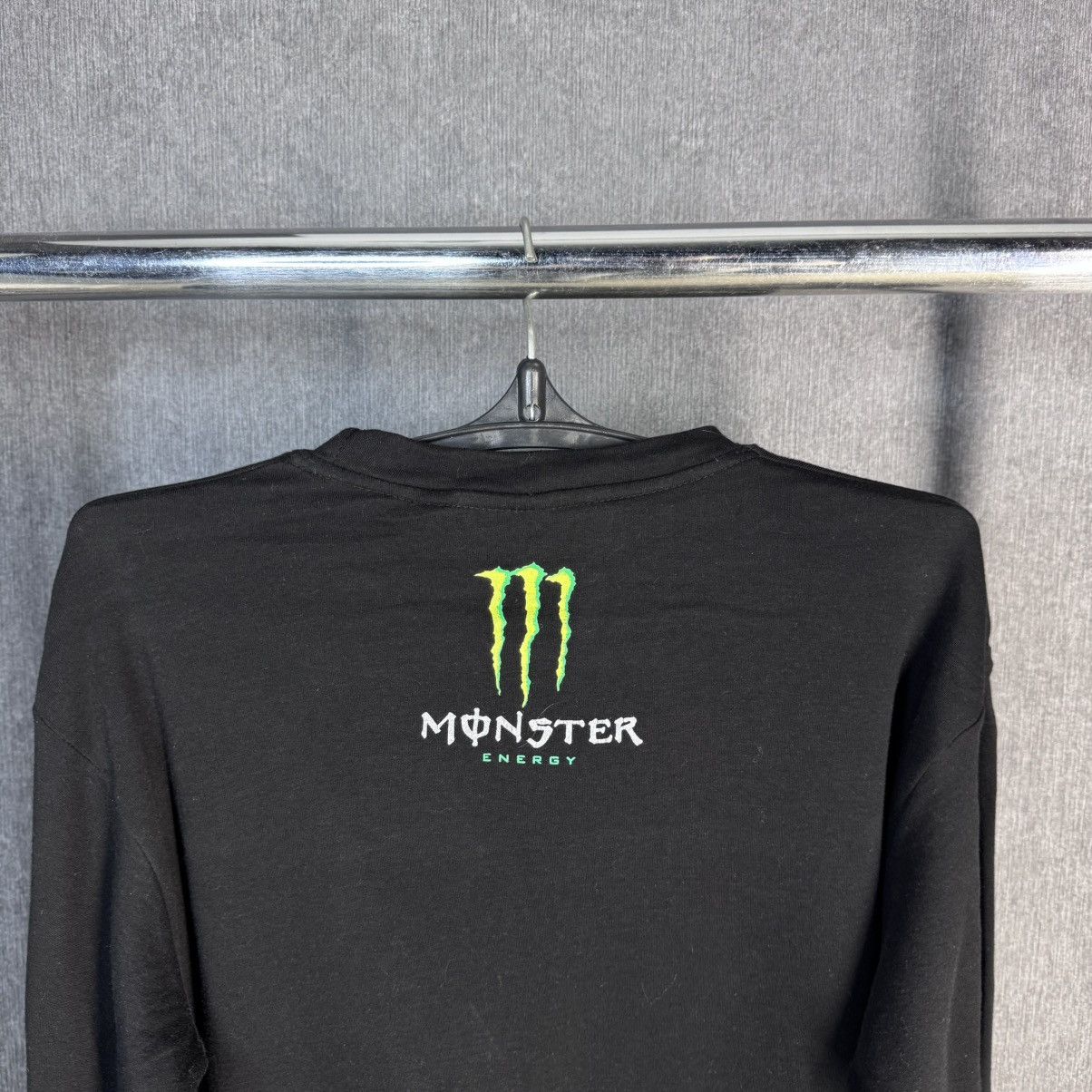 Fox Racing Vintage Monster Energy big logo long sleeve Y2K racing Size US XL / EU 56 / 4 - 4 Thumbnail