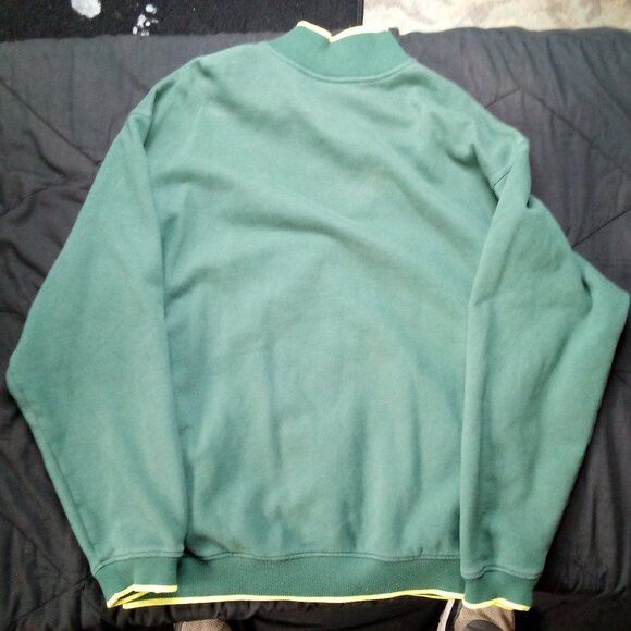 NCAA × Nike × Vintage Vintage Nike Oregon Ducks 1/4 Zip Sweatshirt Size US XL / EU 56 / 4 - 6 Thumbnail