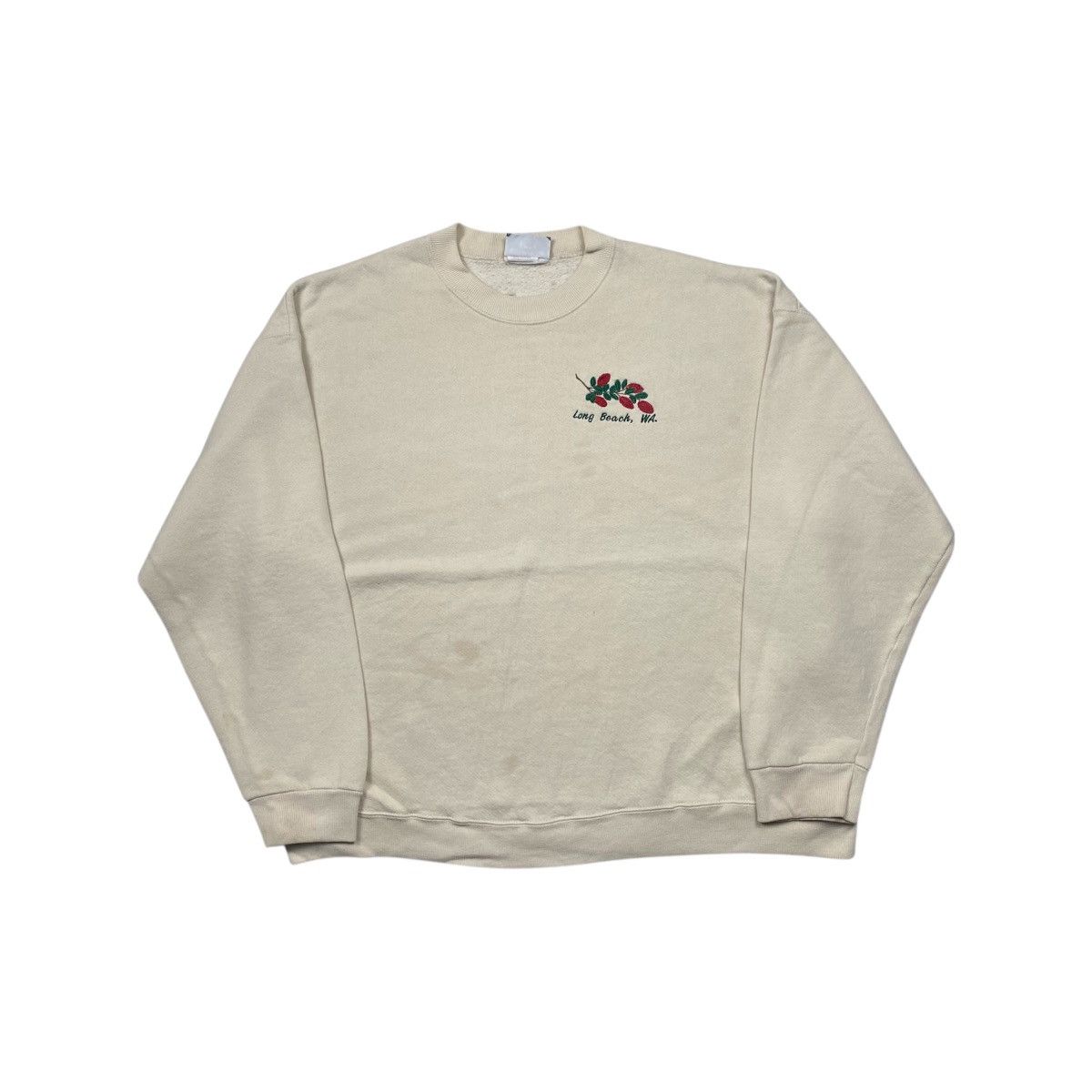 Lee Vintage 90s Long Beach Washing Lee Boxy Crewneck Size US XXL / EU 58 / 5 - 1 Thumbnail