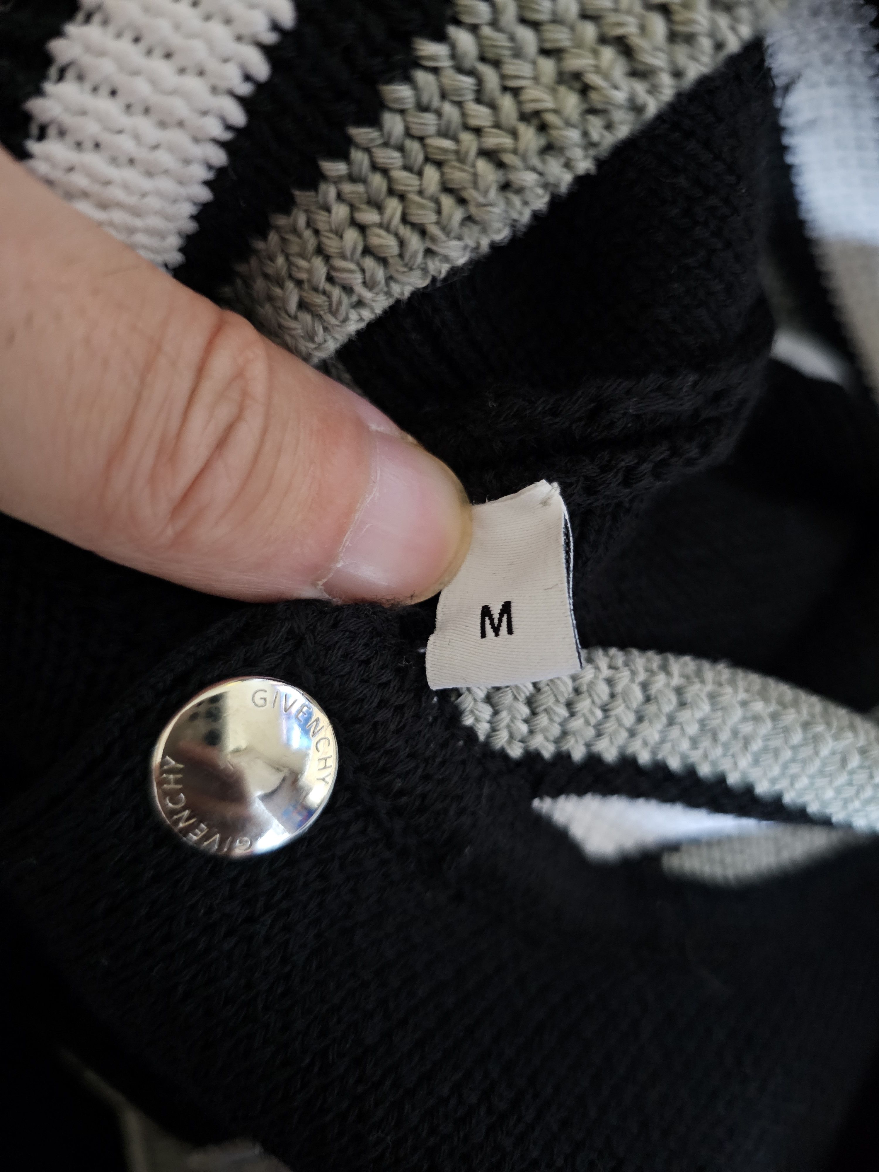 Givenchy Givenchy Men's Wool Knit Jacket Size M Size US M / EU 48-50 / 2 - 7 Thumbnail