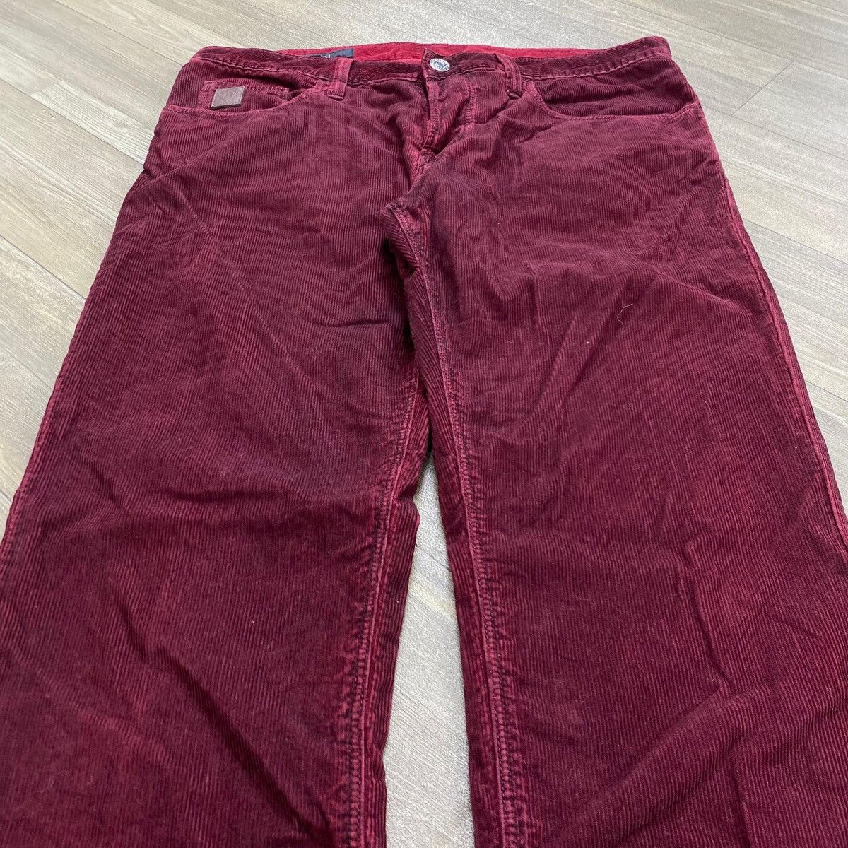 Gucci Vintage Gucci by Tom Ford Red Burgundy Corduroy Pants Luxury Size US 30 / EU 46 - 3 Thumbnail