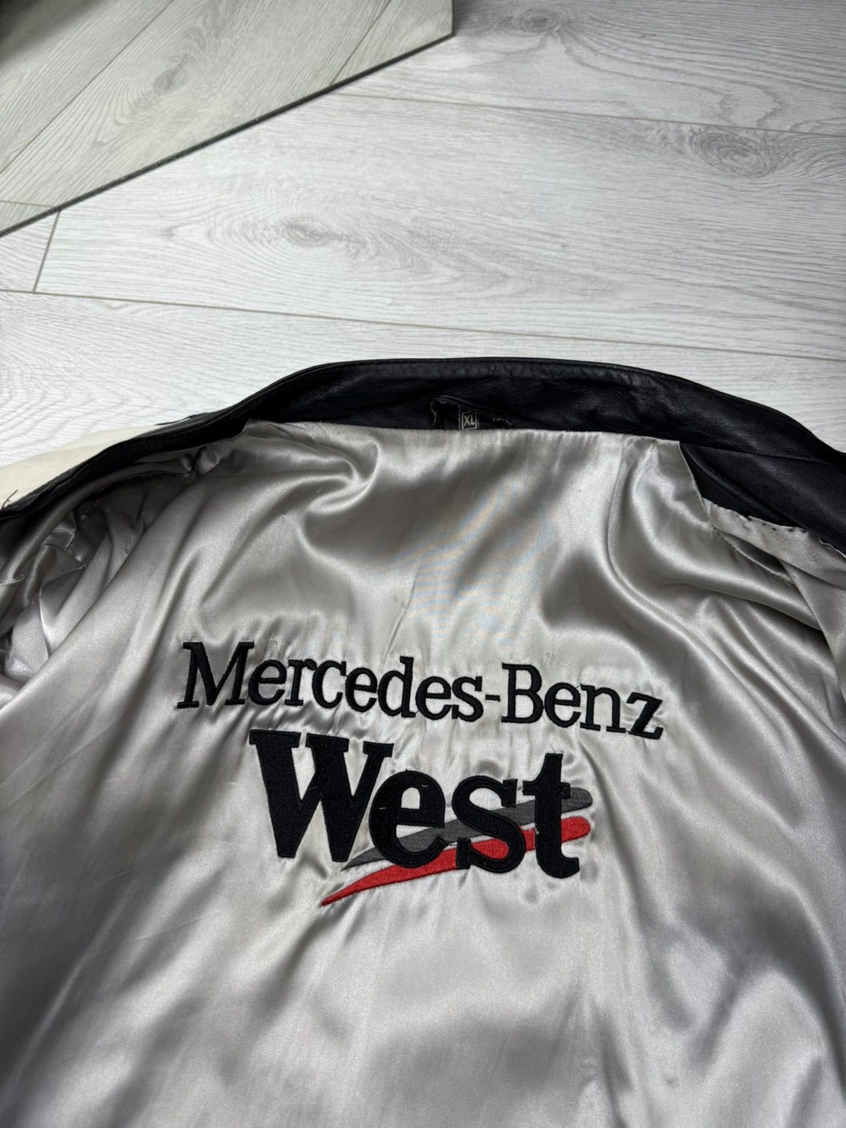 Mercedes-Benz Vintage Mercedes-Benz West Leather Jacket,McLaren Team Size US XL / EU 56 / 4 - 14 Thumbnail