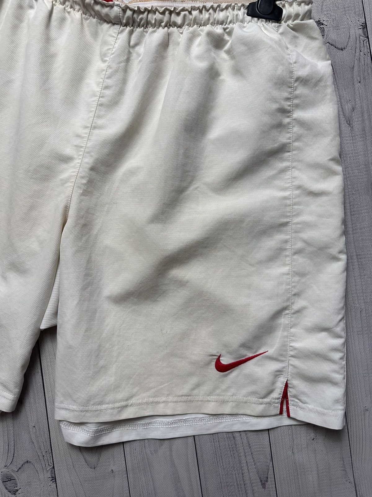 Nike × Vintage Vintage Nike Arsenal soccer shorts size XXL Size US 38 / EU 54 - 3 Thumbnail