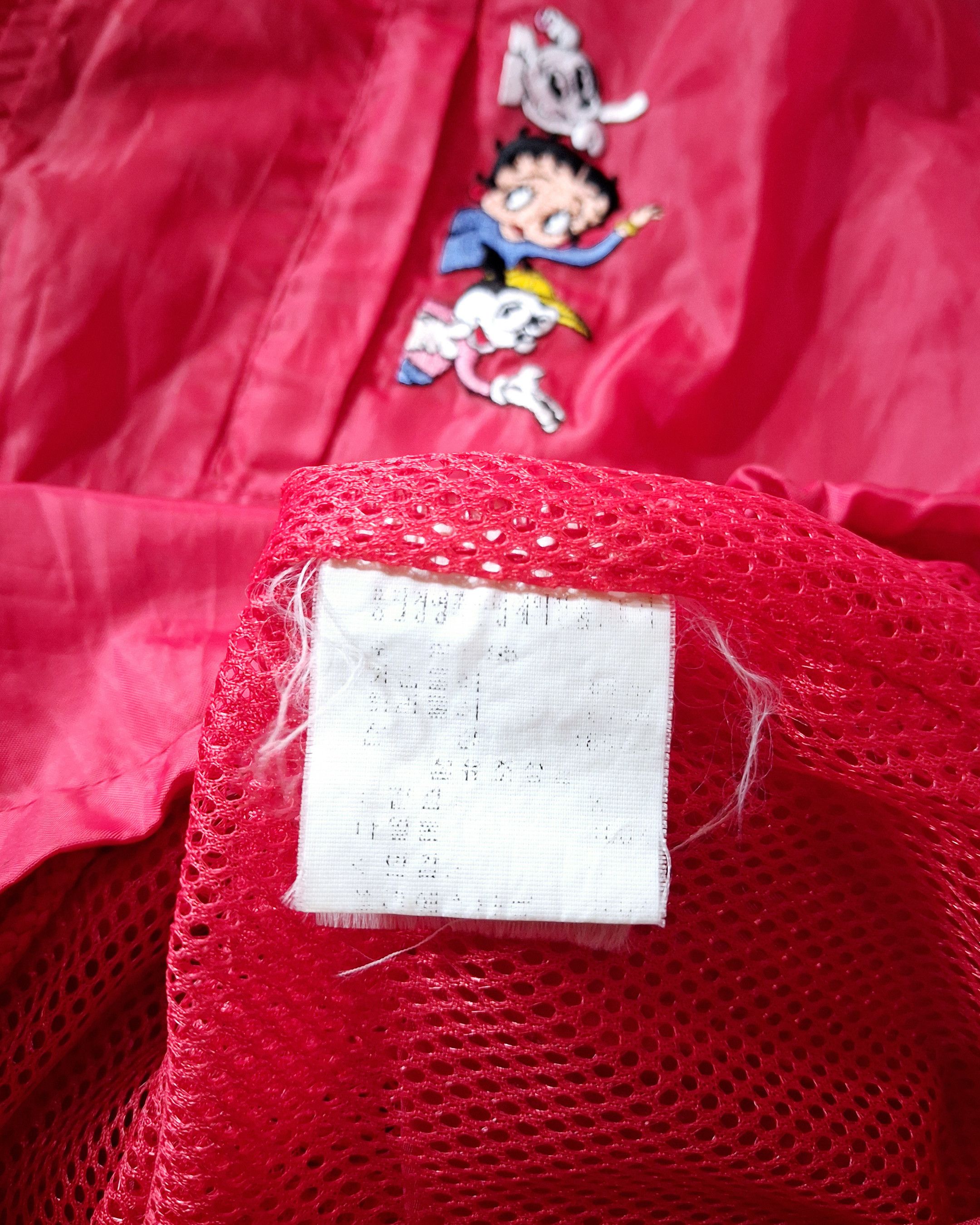 Vintage BETTY BOOP WINDBREAKER HOODED JACKET Size L / US 10 / IT 46 - 6 Thumbnail