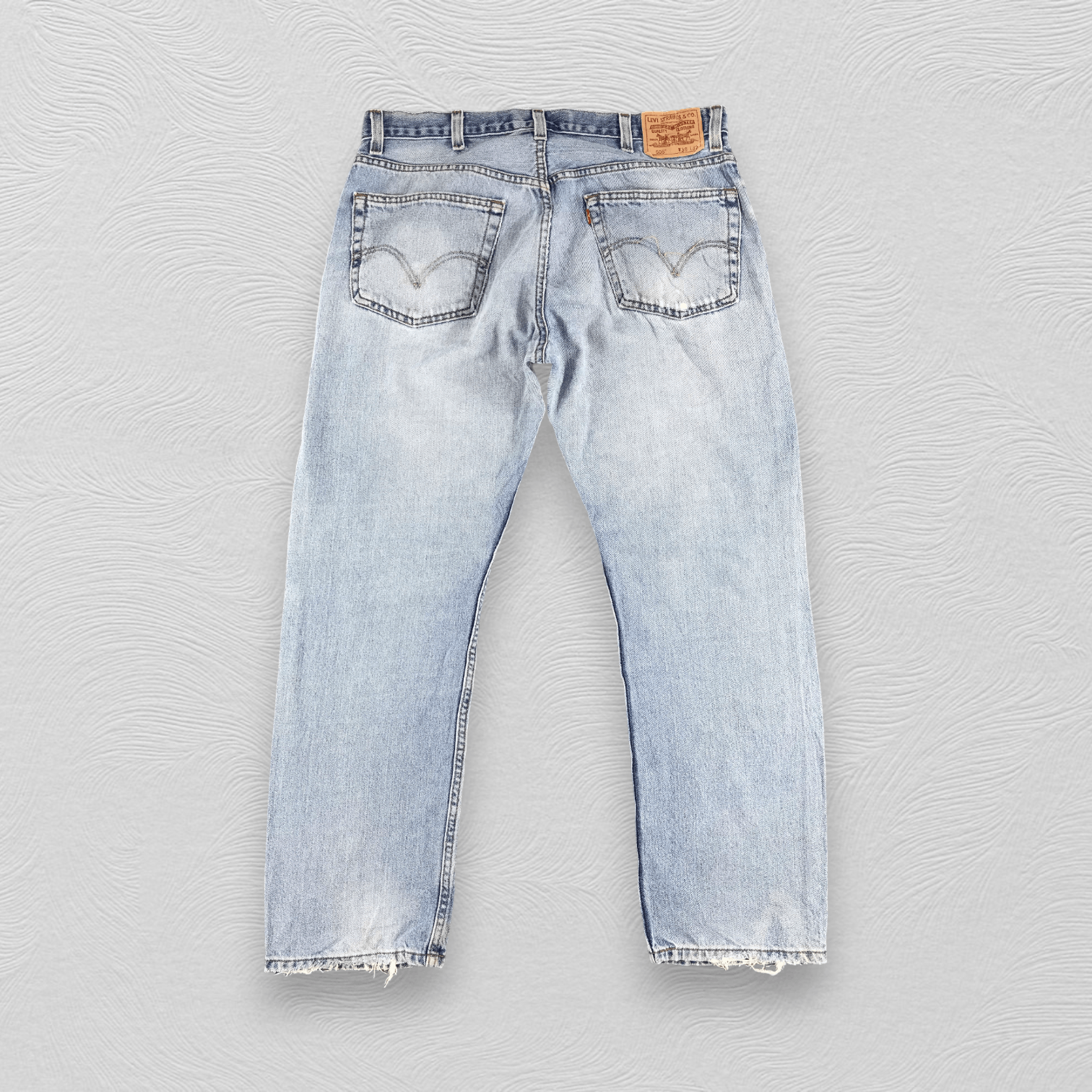 Levi's Vintage Levis 505 Jeans Stone Wash Denim KJ208 Size US 38 / EU 54 - 2 Thumbnail