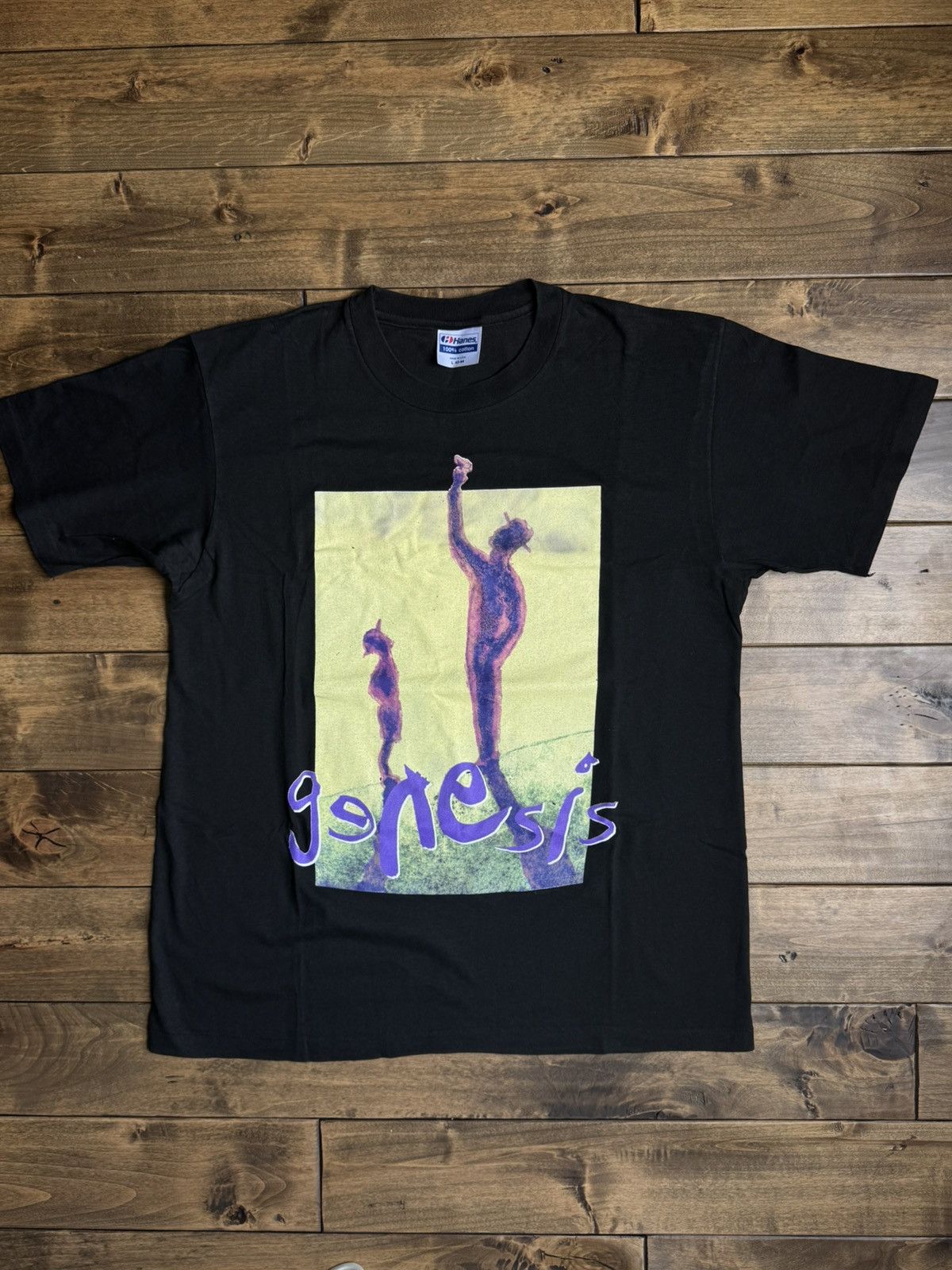 Vintage Rare Vintage Genesis 90s Tour Concert Band Tee Single Stitch Size US L / EU 52-54 / 3 - 1 Thumbnail