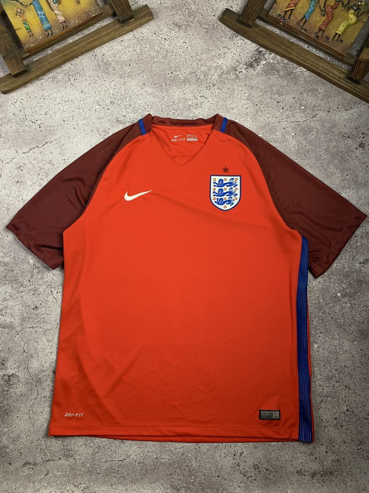 Pre-owned Adidas X Soccer Jersey Jersey Nike England In Red