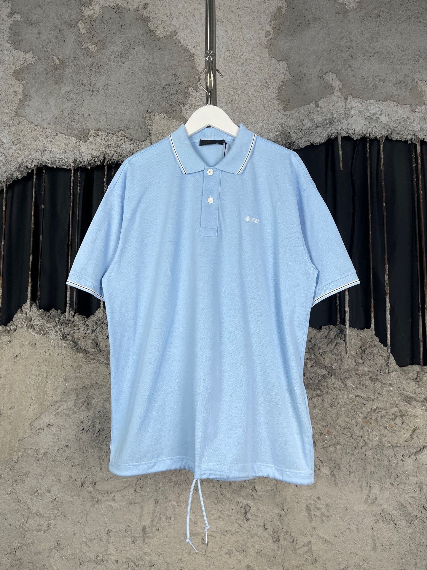 Prada Prada Polo Embroidered Logo Short Sleeve Size US M / EU 48-50 / 2 - 1 Thumbnail