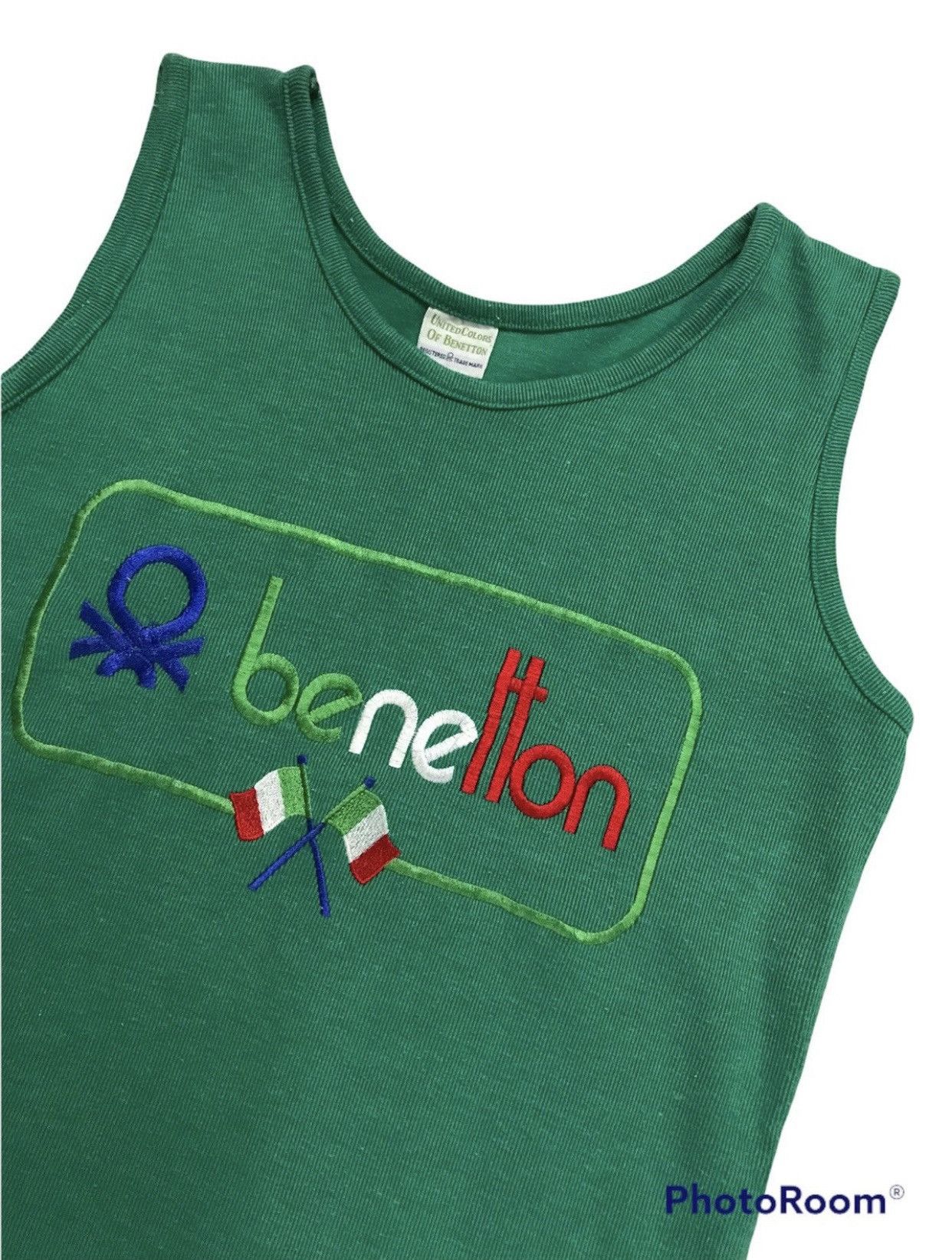 Vintage 💥Vintage Japanese United Of Benetton Tank Top Size S / US 4 / IT 40 - 5 Thumbnail