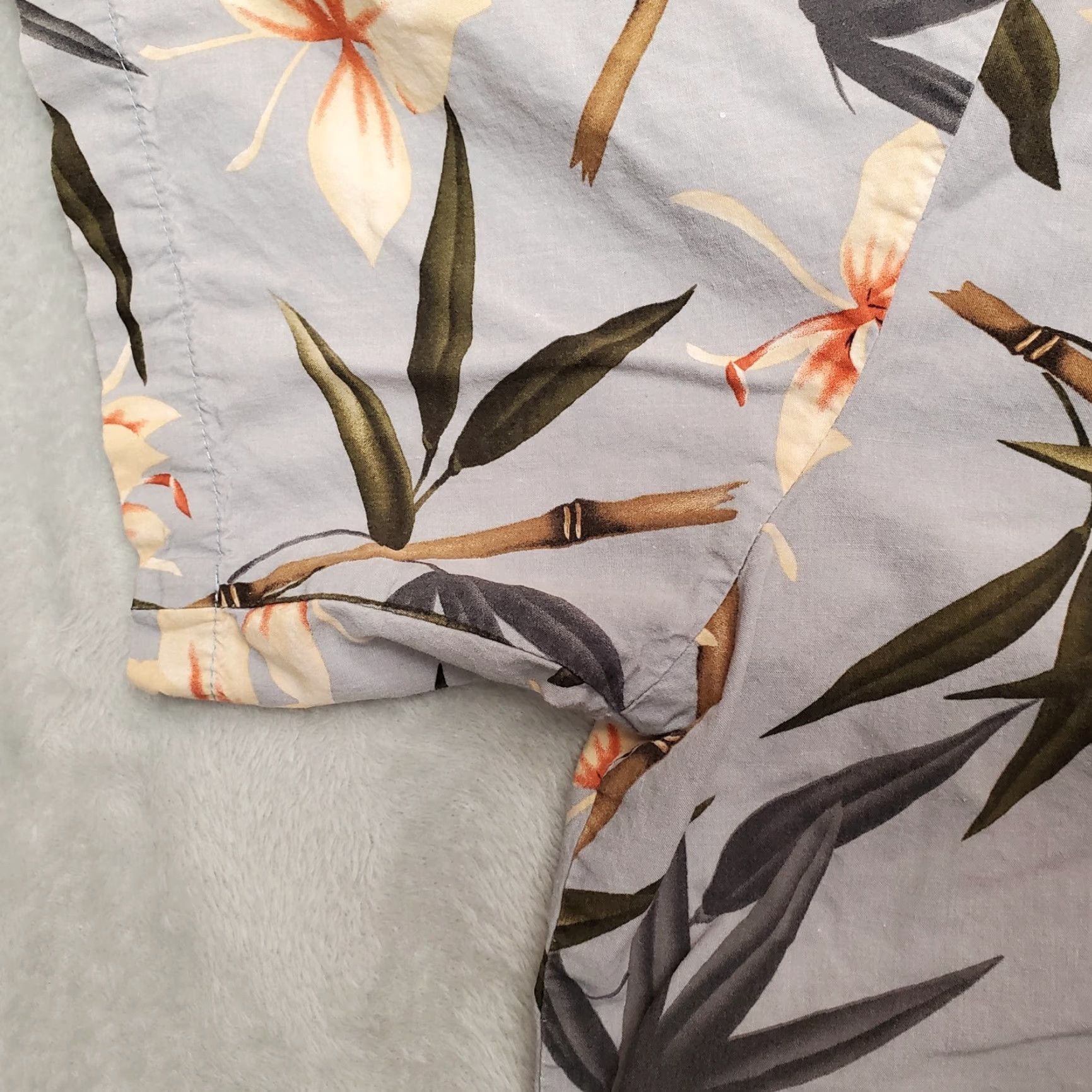 Vintage Koko Island Shirt Mens Large Blue Floral Hawaiian Short Sleeve Island Aesthetic Size US L / EU 52-54 / 3 - 3 Thumbnail