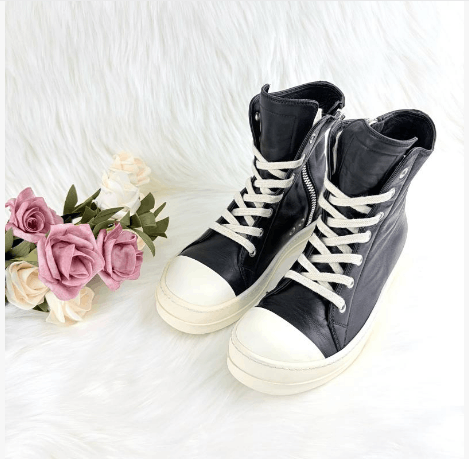 Rick Owens RICK OWENS/RO Comfortable High-Top Sneakers Women's Black Size US 6 / IT 36 - 8 Thumbnail